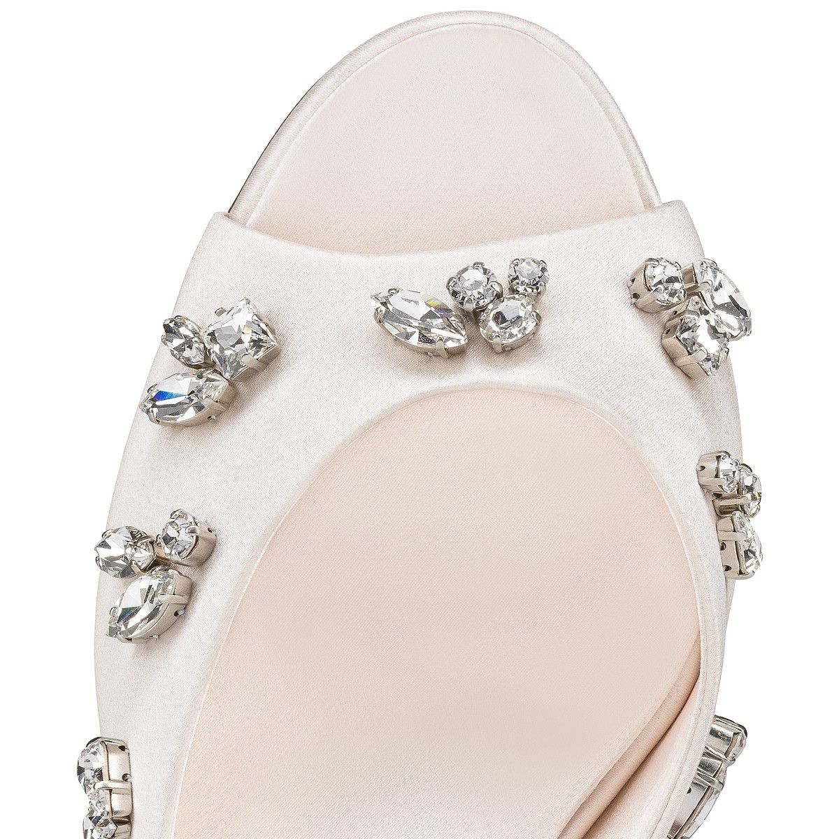 Christian Louboutin o1s1wg110425 Degraqueen 85 Crepe in Beige Size US 5 / IT 35 - 4 Thumbnail