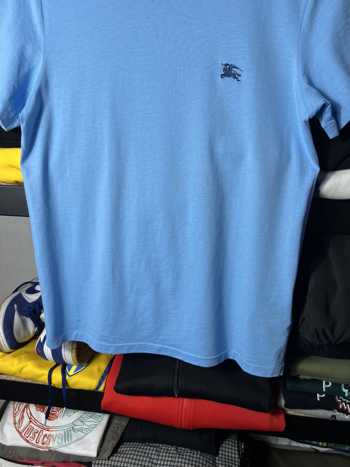 Burberry 👕 Burberry London England Logo T-Shirt — Light Blue — Size S Size US S / EU 44-46 / 1 - 3 Thumbnail