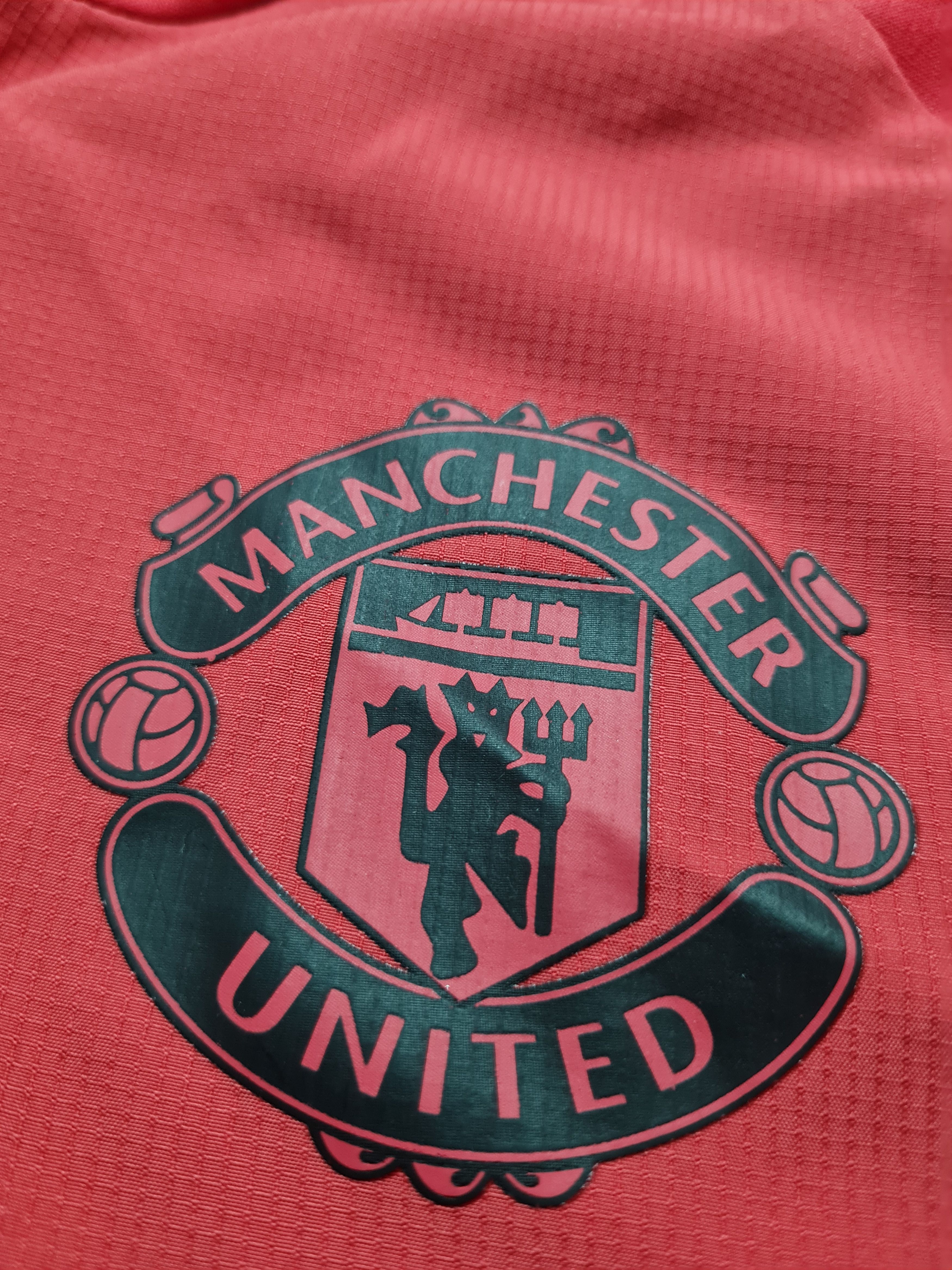 Adidas Adidas 2018-19 Manchester United 1/4 Zip Hooded Training Top Size US L / EU 52-54 / 3 - 13 Thumbnail