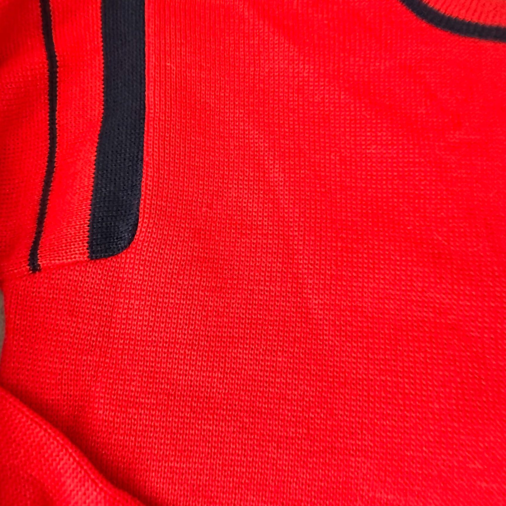 Sears VINTAGE Sears Sweater Mens XL Red Wool Knit Crew Neck Pullover Golf Athletic 100% Size US XL / EU 56 / 4 - 6 Thumbnail