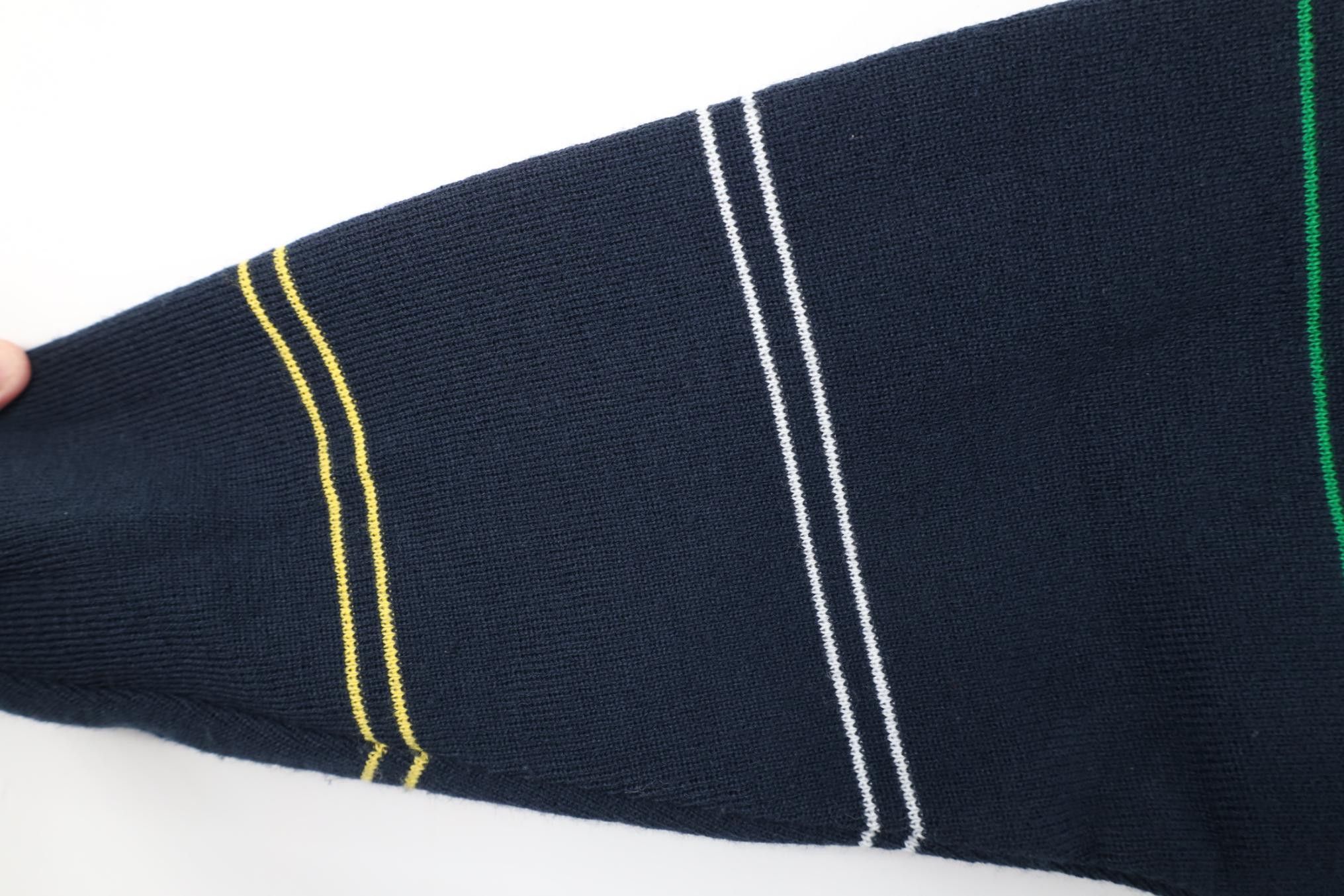 Vintage Vintage 90s Streetwear Wool Blend Ireland Sweater Striped Size US L / EU 52-54 / 3 - 7 Thumbnail