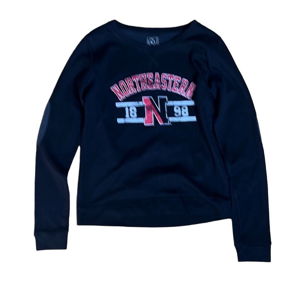 Other Northeastern University Black Fitted Sweatshirt Top (305) Size M / US 6-8 / IT 42-44 - 1 Thumbnail