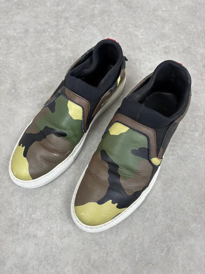 Givenchy 2010s Givenchy Camo Green Slip On Shoes by Riccardo Tisci Size US 11 / EU 44 - 3 Thumbnail