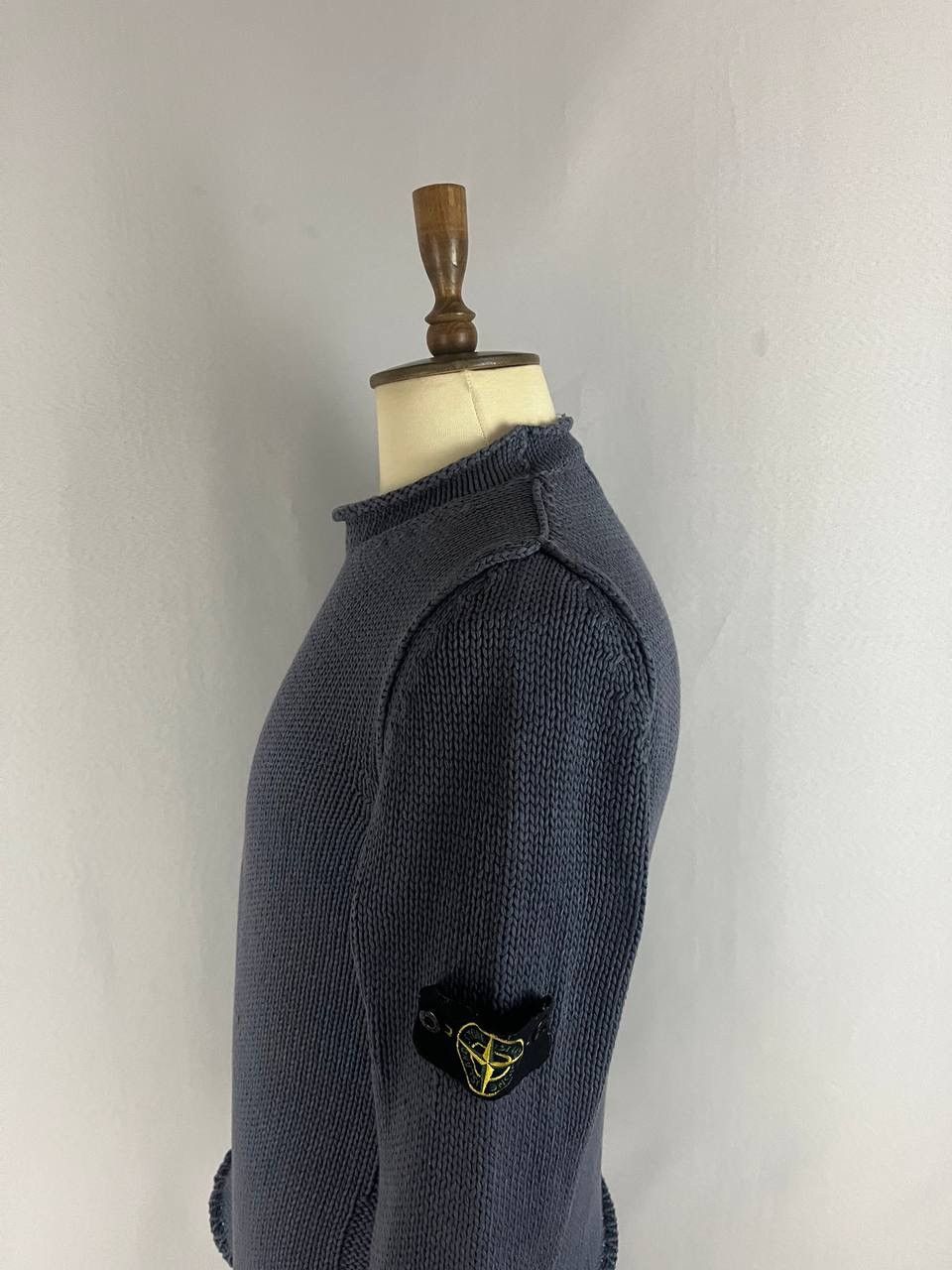 Stone Island Stone Island Sweater Navy Vintage Rare Size US L / EU 52-54 / 3 - 6 Thumbnail