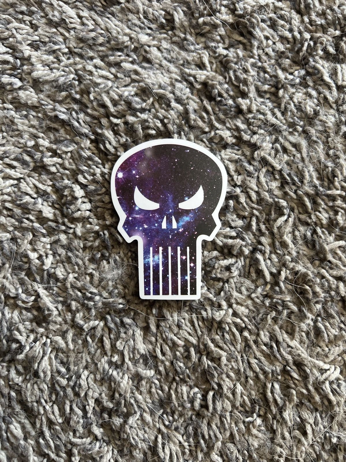 Marvel Comics Marvel The Punisher Galaxy Logo Sticker Size ONE SIZE - 1 Thumbnail