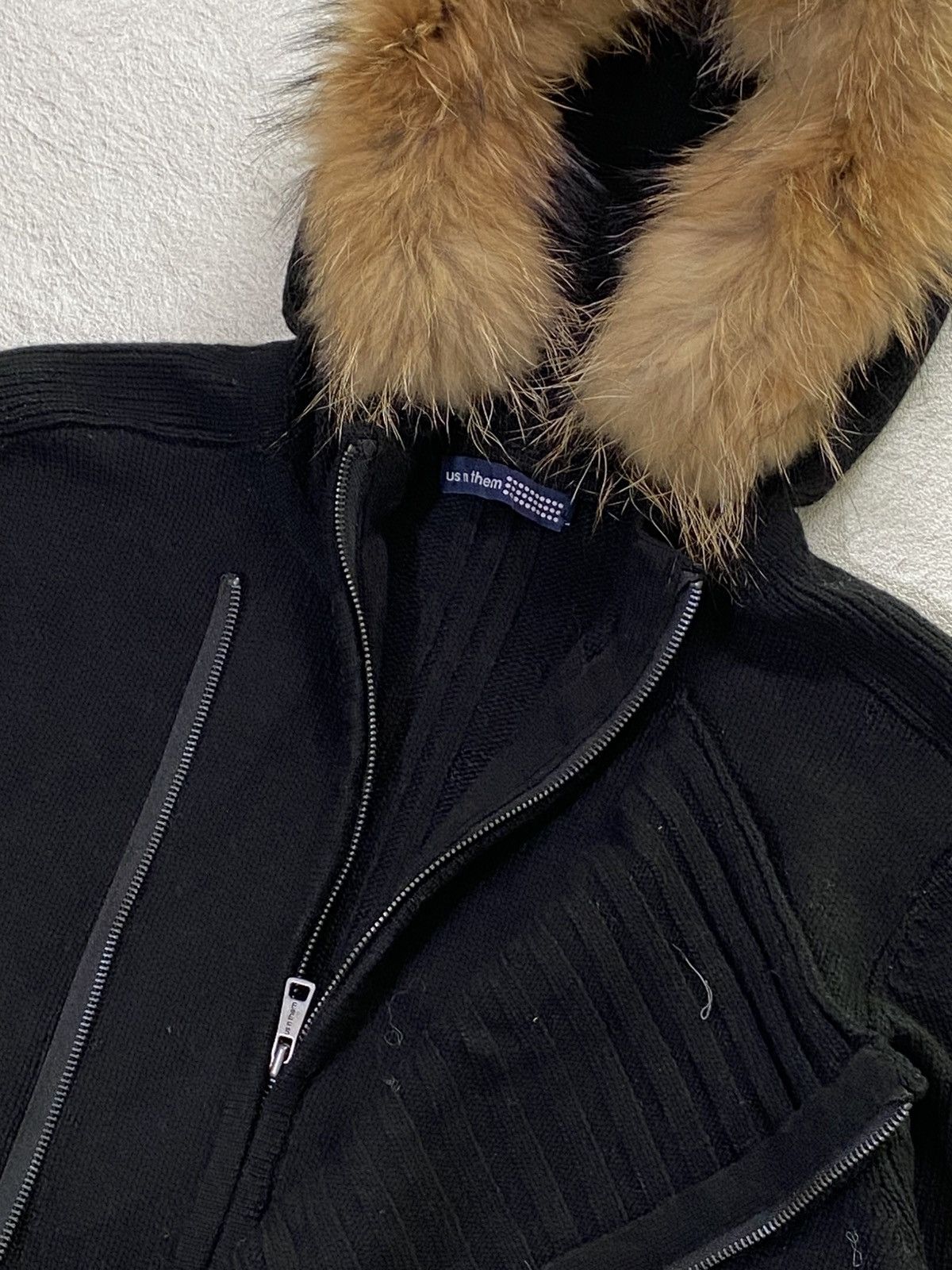 If Six Was Nine RARE❤️‍🔥 Us N Them fur Knit Hoodie Size US L / EU 52-54 / 3 - 5 Thumbnail