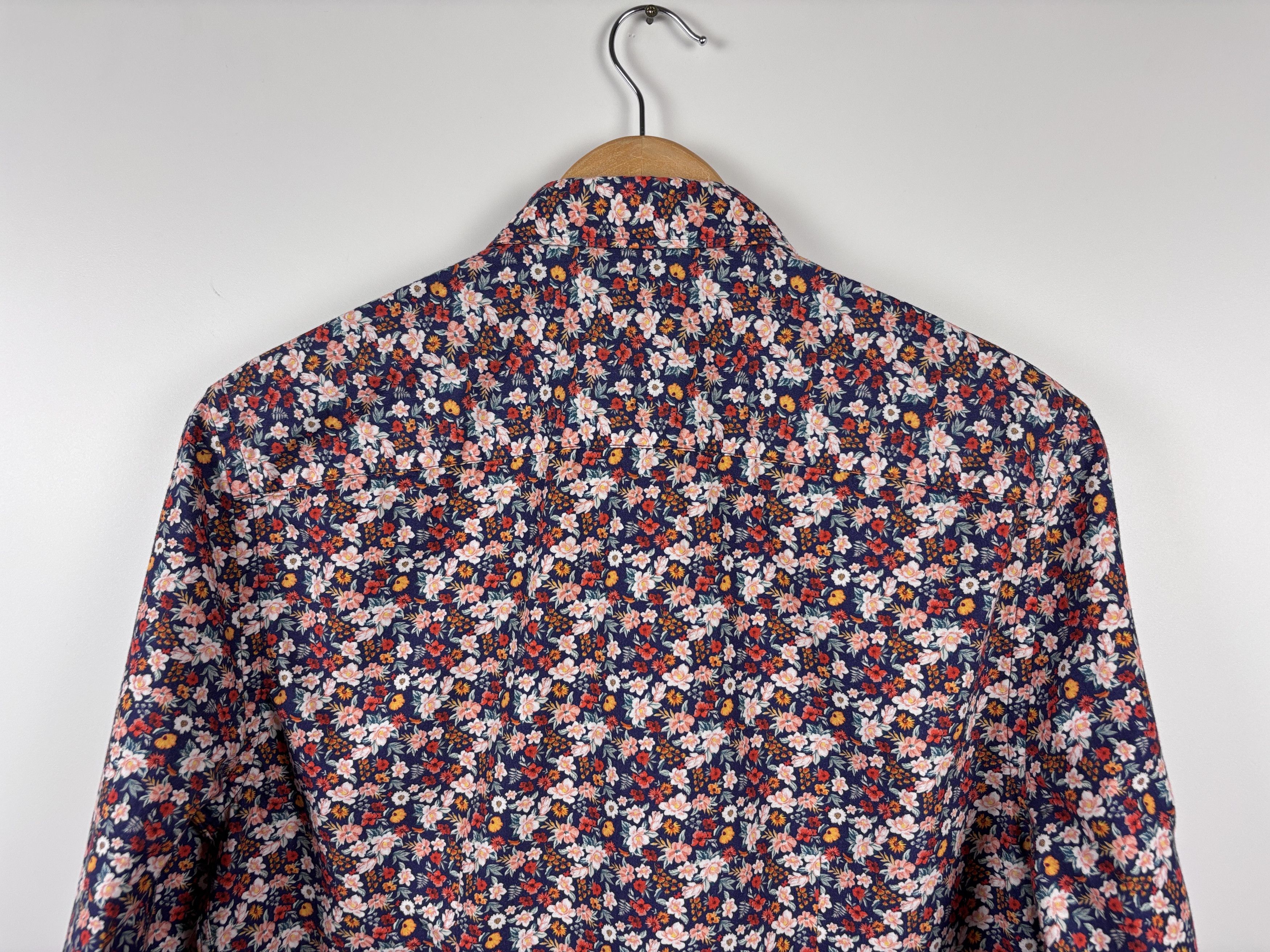 Zara ZARA Floral Button Down Shirt Slim Fit Multicolor Cotton S Size US S / EU 44-46 / 1 - 5 Thumbnail