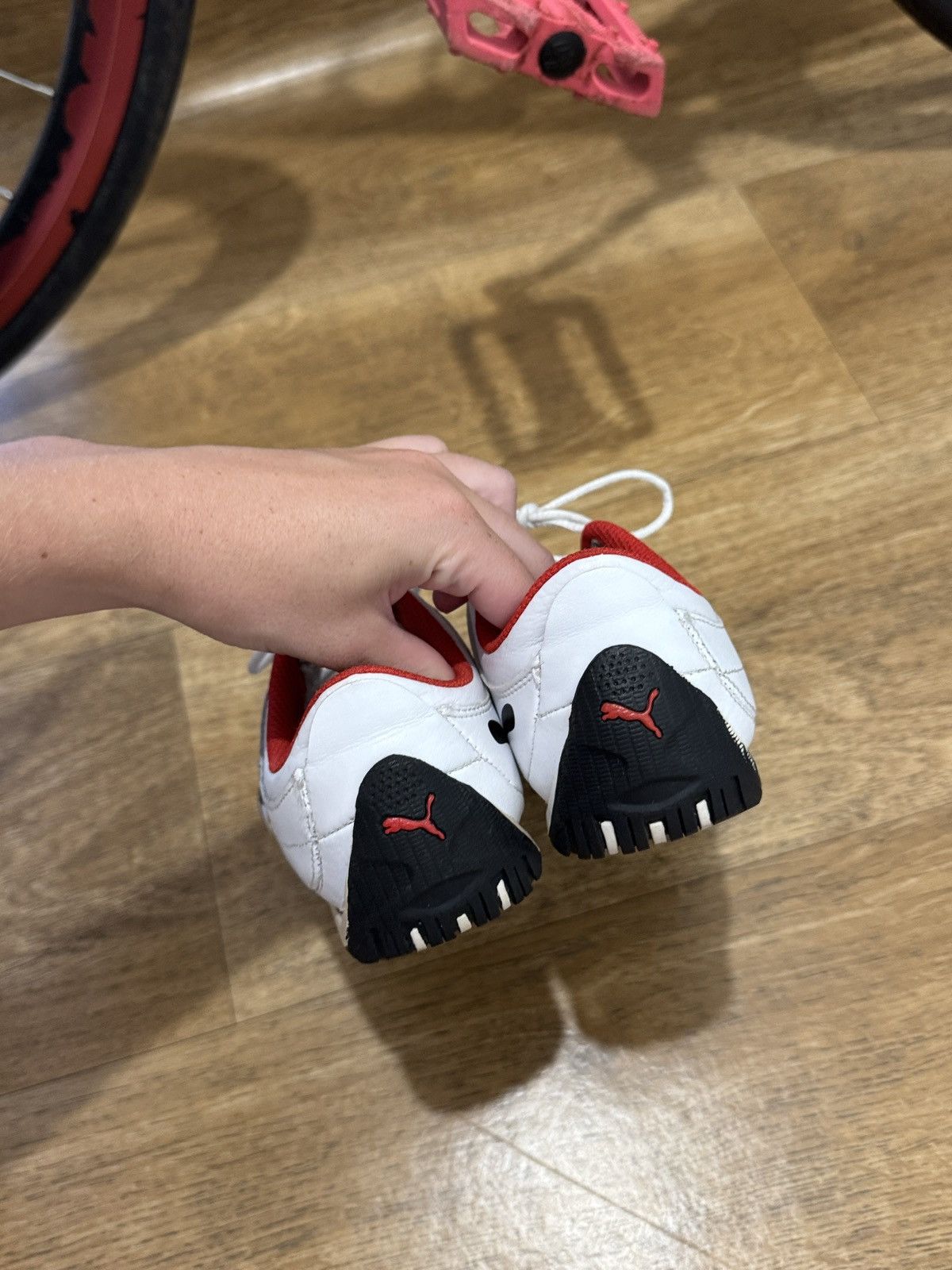 Puma VINTAGE PUMA FERRARI SPEEDCAT MOSTRO STRIPED SNEAKERS SHOES Size US 5 / IT 35 - 4 Thumbnail
