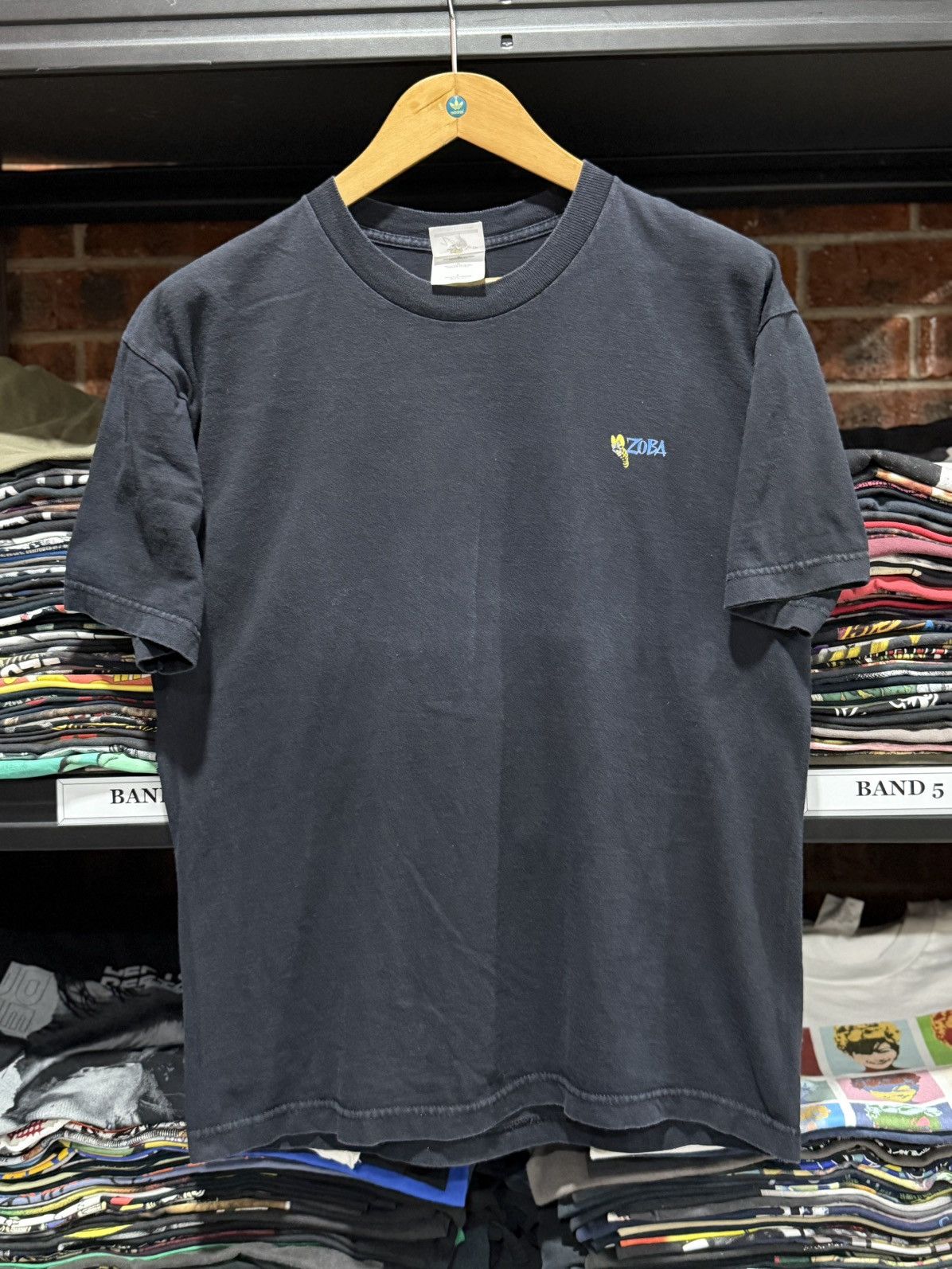 Vintage Vintage 90s Zoba Skull Skateboard Faded Usa Tee Size US L / EU 52-54 / 3 - 6 Thumbnail
