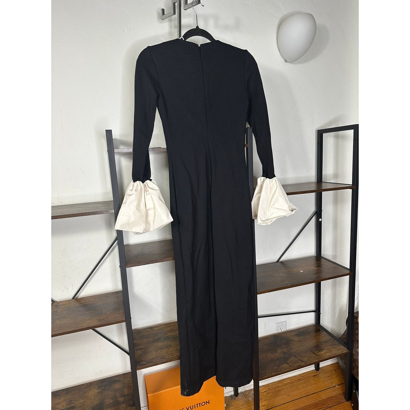 Staud STAUD Hawthorne Taffeta-Trimmed Maxi Dress XS Size XS / US 0-2 / IT 36-38 - 2 Thumbnail