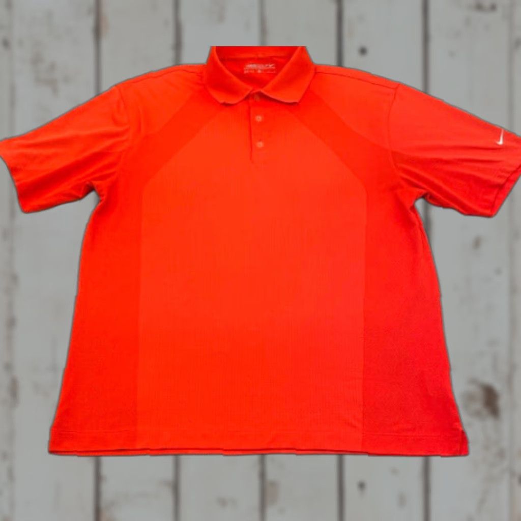 Nike Nike Golf Dri FIT Tech Polo Mens Large Short Sleeve Red 4259 Size US L / EU 52-54 / 3 - 1 Thumbnail