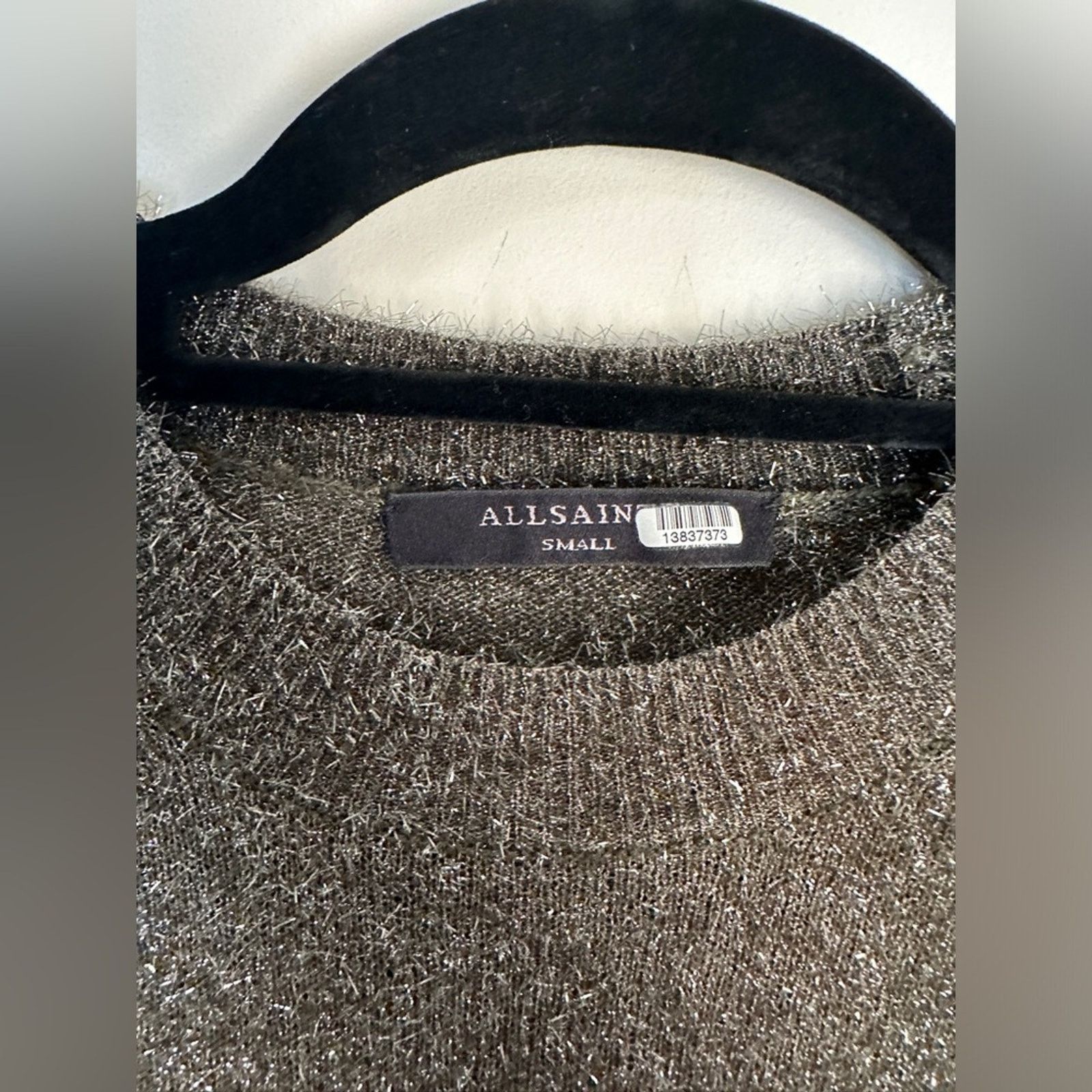 Allsaints All Saints Size Small Shimmer Sparkle Knit Mini Dress Size S / US 4 / IT 40 - 9 Thumbnail