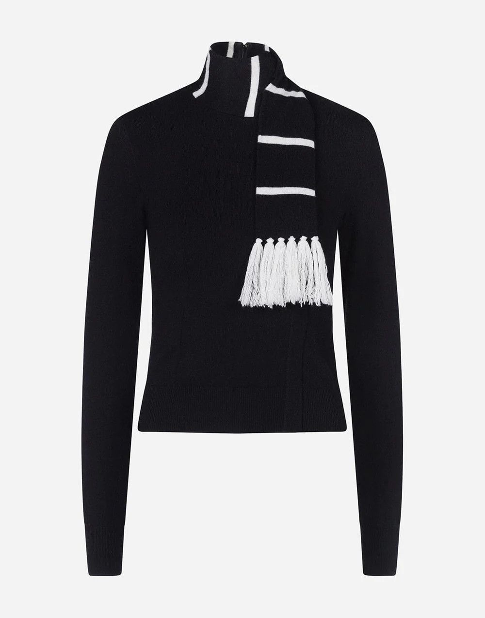 Dolce & Gabbana o1y0925 Cashmere Blend Sweater in Black Size L / US 10 / IT 46 - 1 Thumbnail