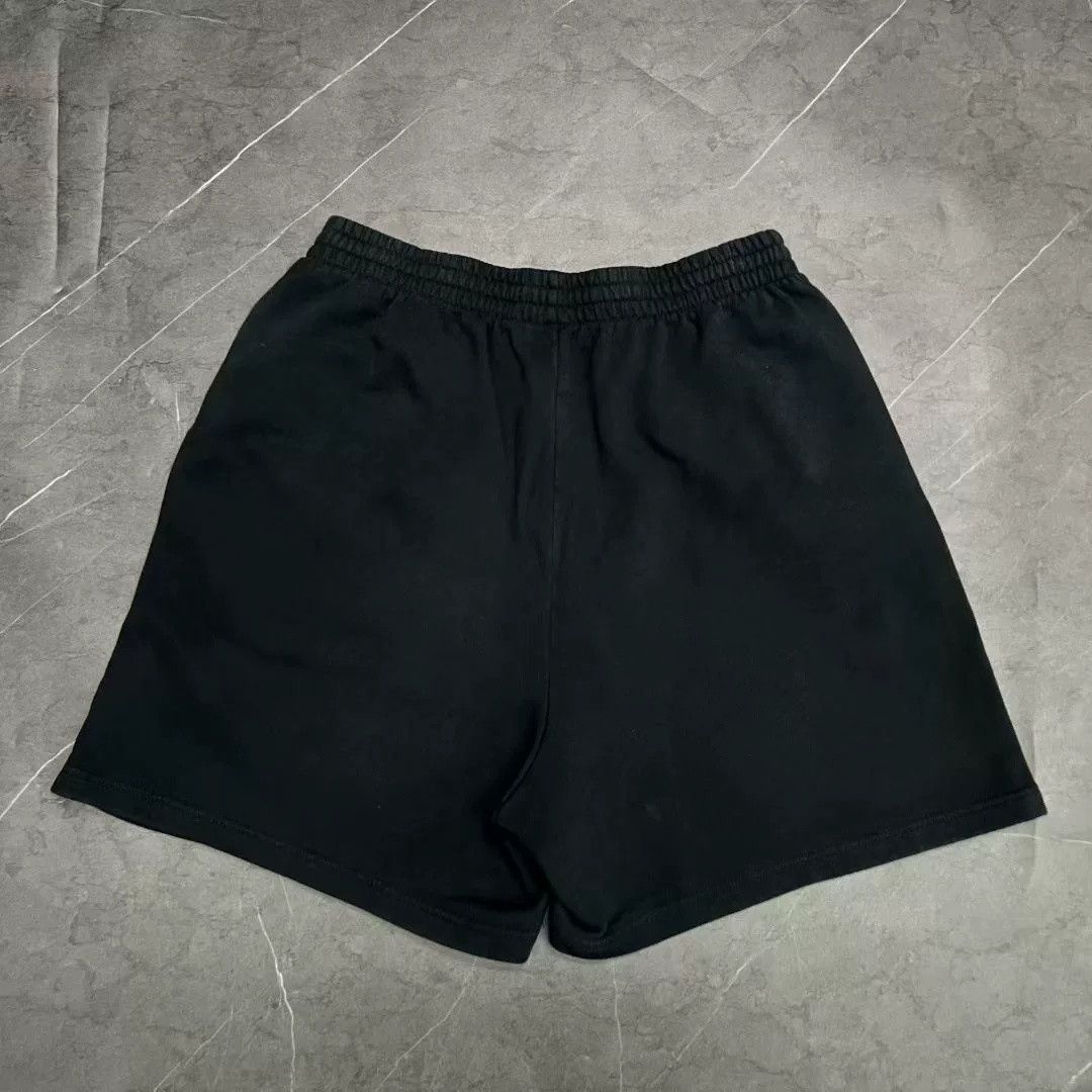 Balenciaga Balenciaga 25 Distressed Double B Embroidered Shorts Size US 26 / EU 42 - 2 Thumbnail
