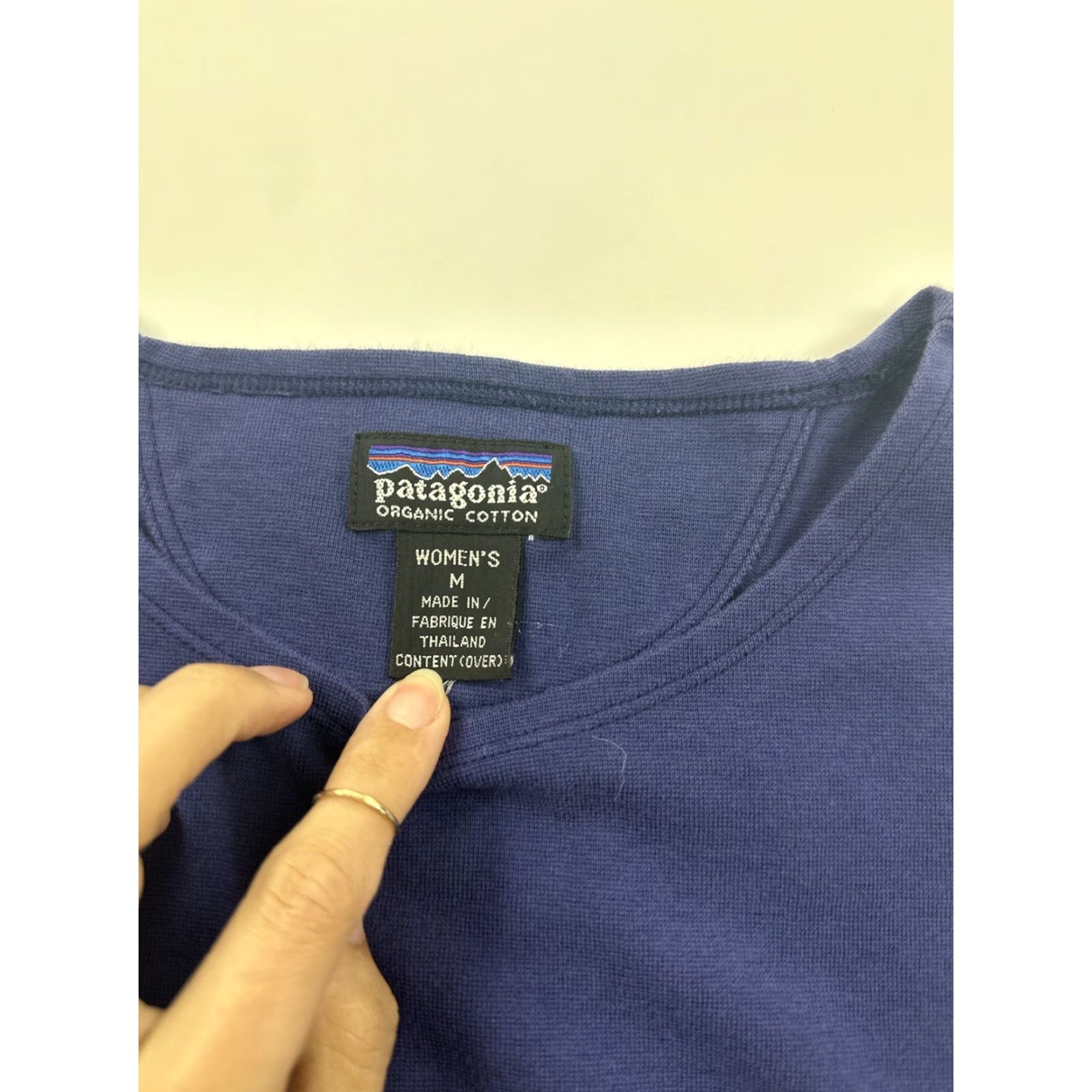Patagonia VINTAGE Patagonia Dress Women’s M Blue A-Line Knee Length Sleeveless Flawed Casual Womens Size M / US 6-8 / IT 42-44 - 3 Thumbnail