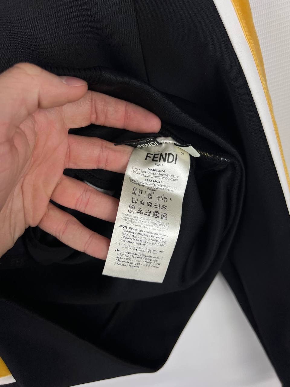 Fendi Fendi Roma velvet-trumped stretch-ponte jacket woman size 38 Size XS / US 0-2 / IT 36-38 - 5 Thumbnail