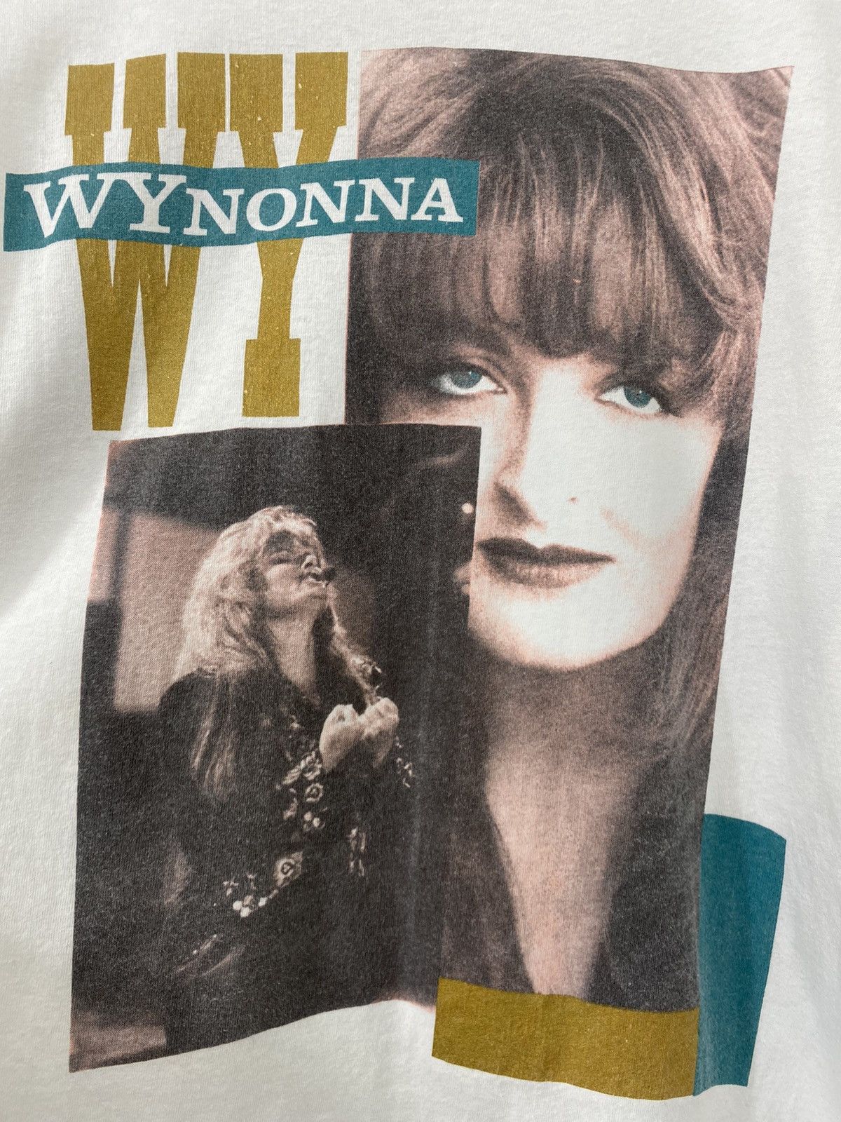 Band Tees ✅ VINTAGE WYNONNA JUDD American country singer USA tee shirt Size US L / EU 52-54 / 3 - 3 Thumbnail