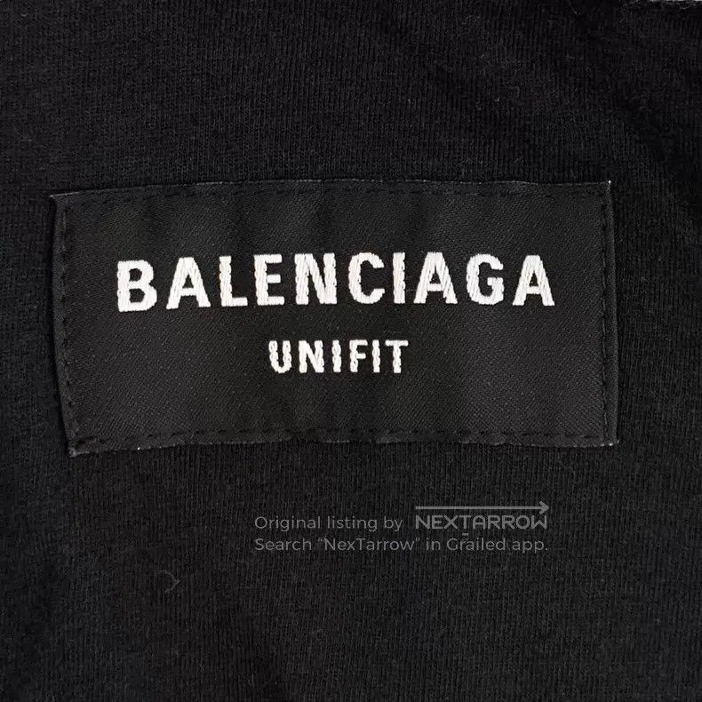 Balenciaga Balenciaga Black Logo Letter Print Hooded Zip-Up Long Slee Size US S / EU 44-46 / 1 - 6 Thumbnail