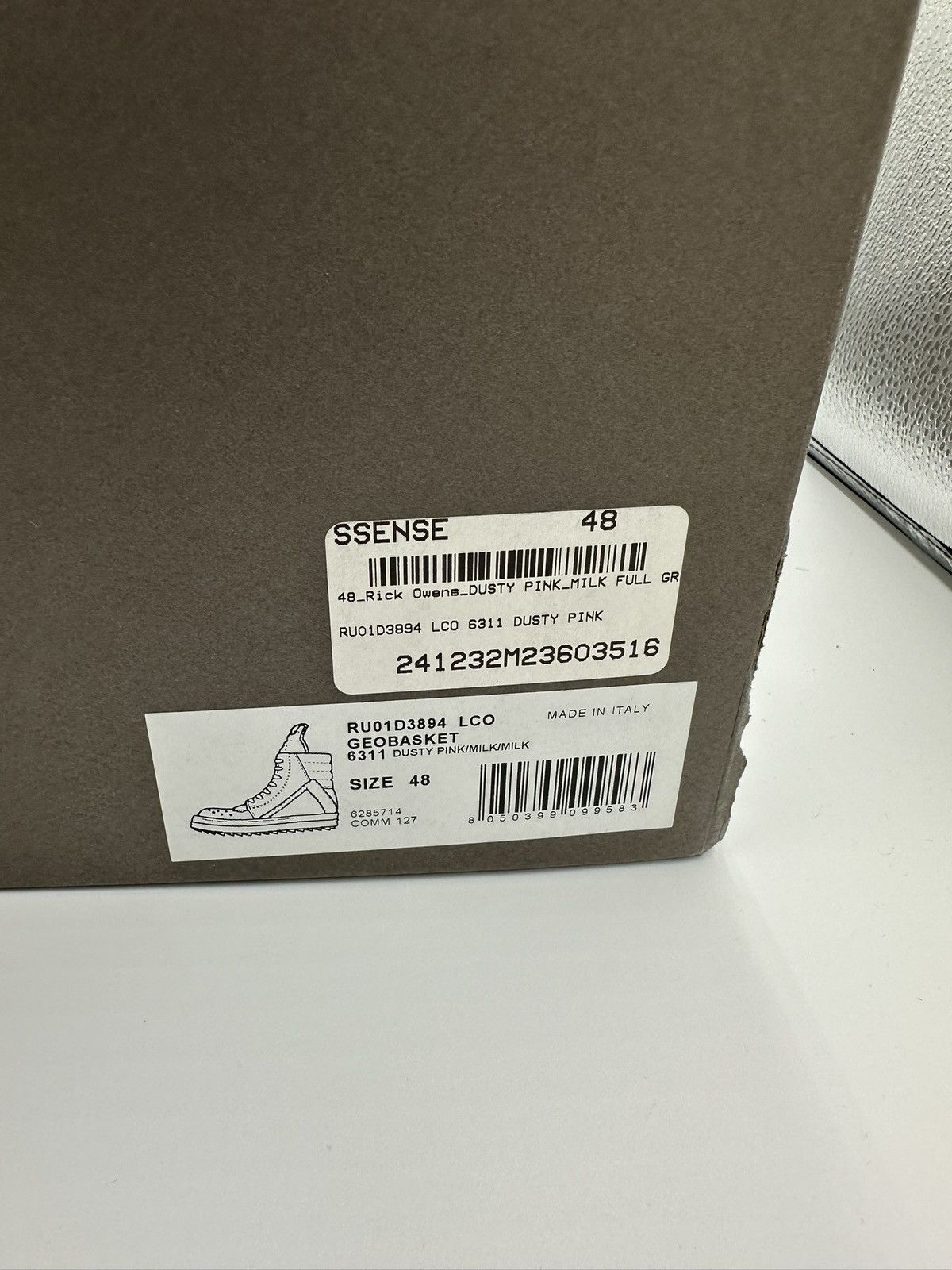 Rick Owens Rick Owens Geobasket Size US 14 / EU 47 - 7 Thumbnail