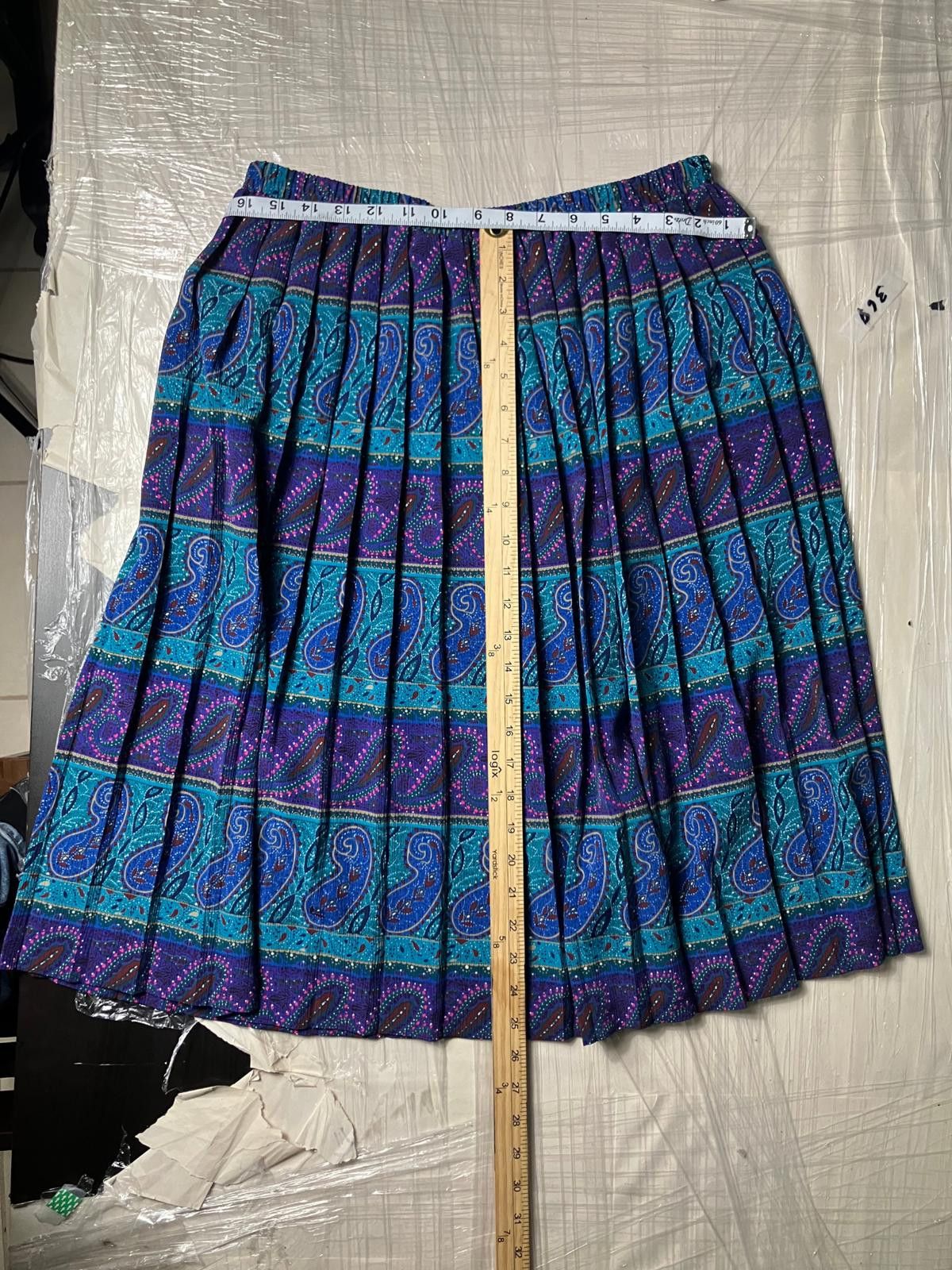 Other Leslie Fay Paisley Skirt Suit Set Petite 14WP Vintage Size XL / US 12-14 / IT 48-50 - 11 Thumbnail