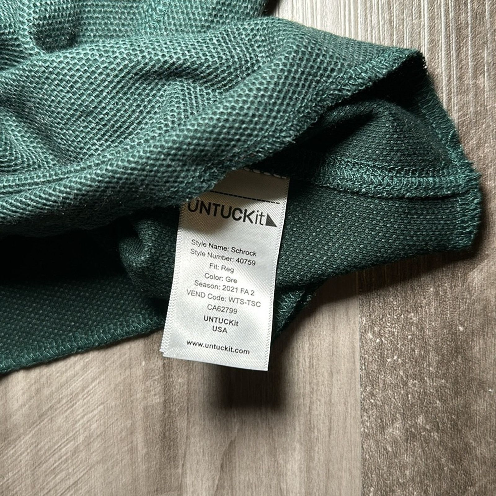 UNTUCKit UNTUCKit Schrock Regular Long Sleeve Thermal Henley - Medium Size US M / EU 48-50 / 2 - 7 Thumbnail