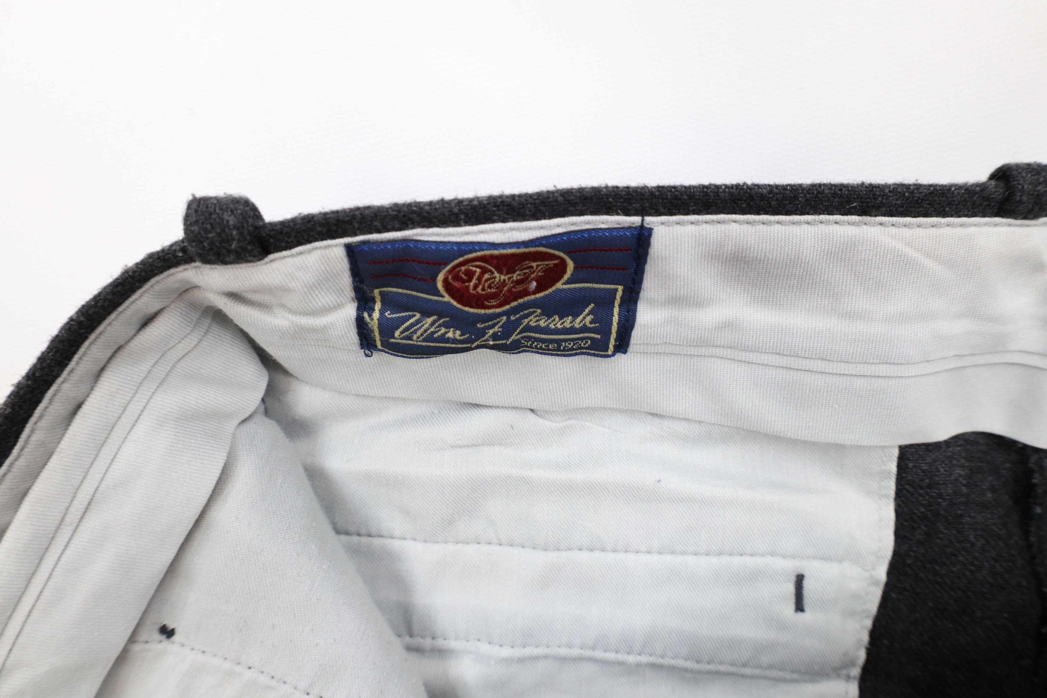 Vintage Vintage 70s Streetwear Flared Wide Leg Chino Pants Dark Gray Size US 34 / EU 50 - 7 Thumbnail