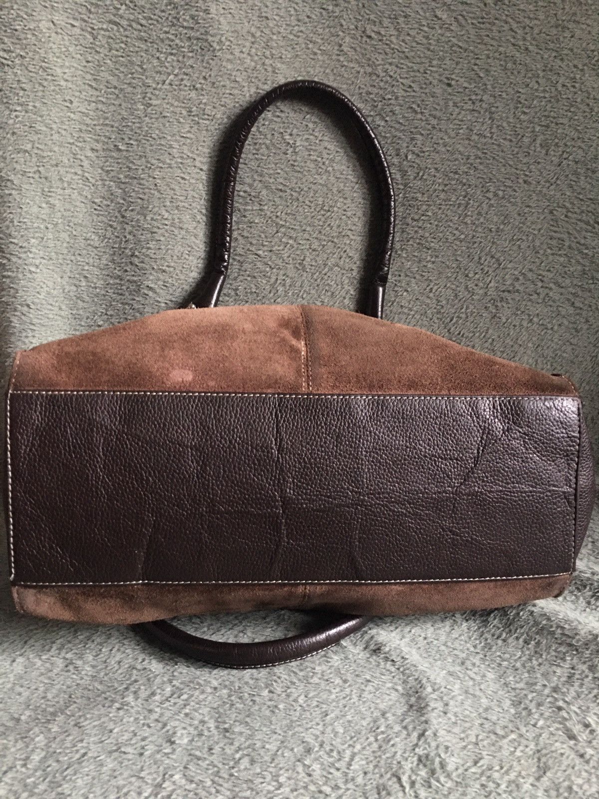 Tod's TOD’S Brown Suede Leather Handbag ShoulderTote Bag Size ONE SIZE - 8 Thumbnail