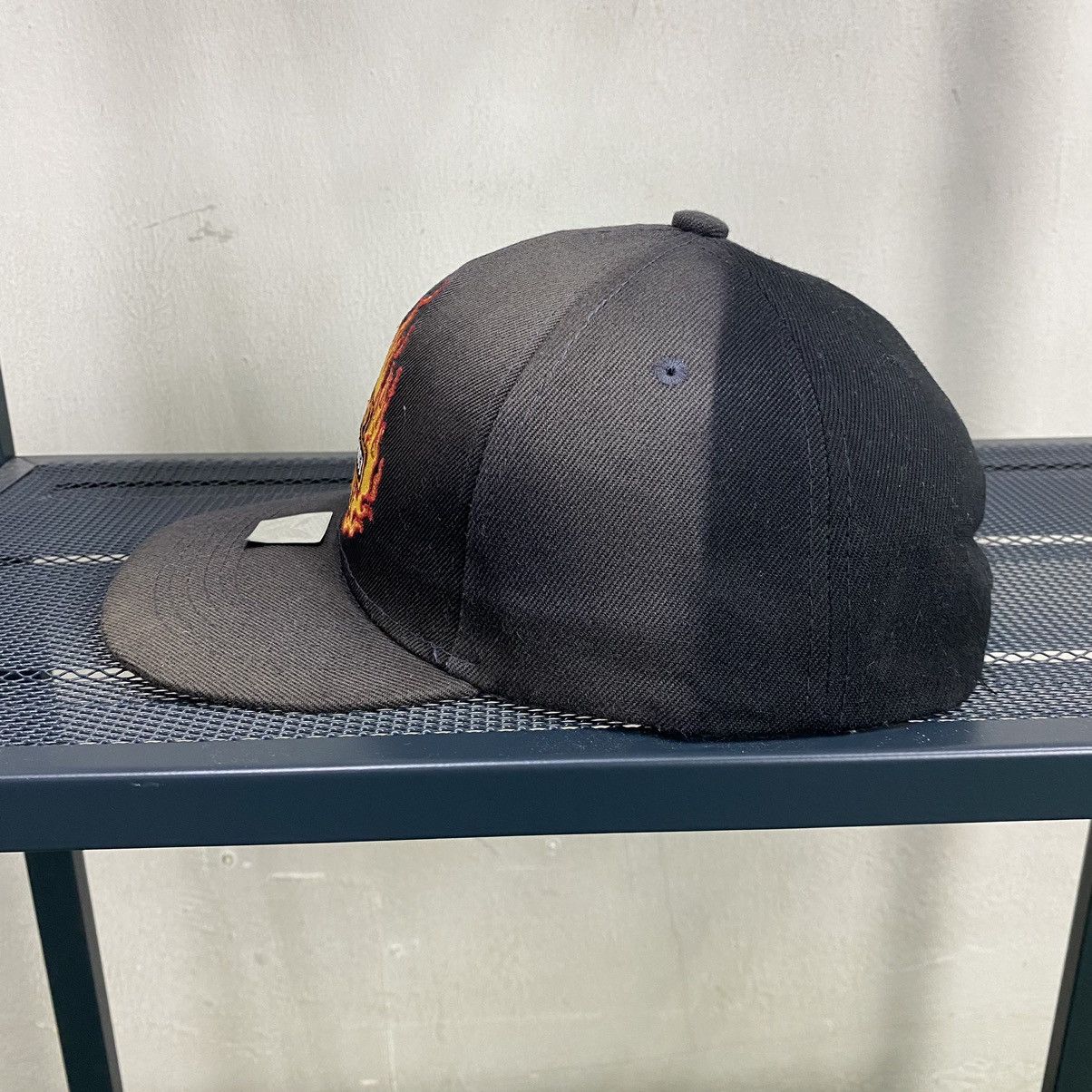 Blackhawk! Vintage Y2K Black Hawk ‘Lord Jesus Christ Savior’ Flame Hat Size ONE SIZE - 2 Thumbnail