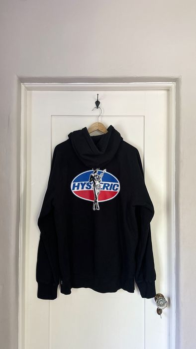 Supreme x hysteric online glamour hoodie