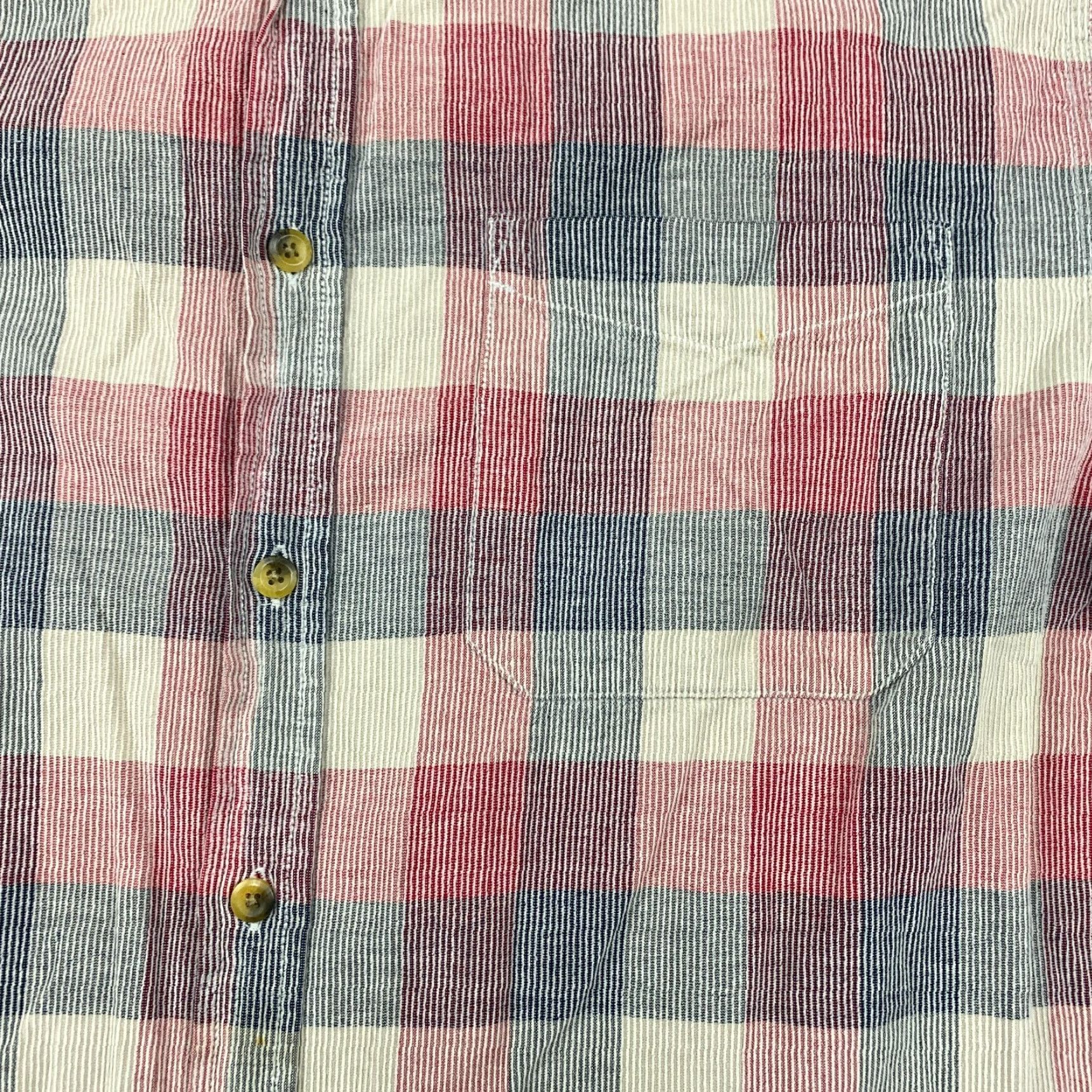 The Territory Ahead Territory Ahead Button-Up Shirt Mens L Multicolor Plaid Heavyweight Cotton Blend Pocketed Collared Long Sleeve Casual Modern Size US L / EU 52-54 / 3 - 4 Thumbnail