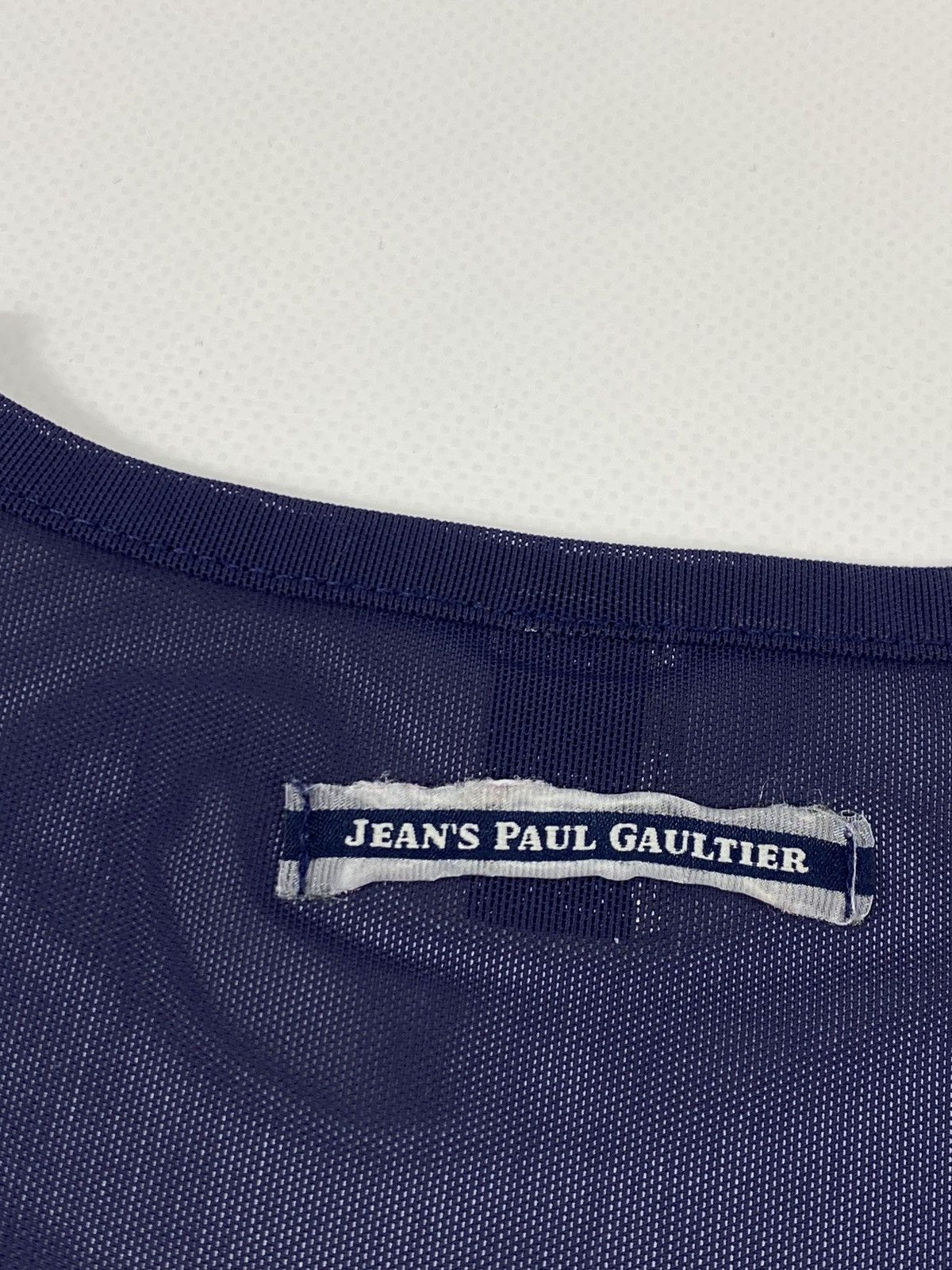 Jean Paul Gaultier 🔥LASTDROP🔥 Y2K Mesh JPG Script Logo Iconic Striped Tee Size S / US 4 / IT 40 - 11 Thumbnail