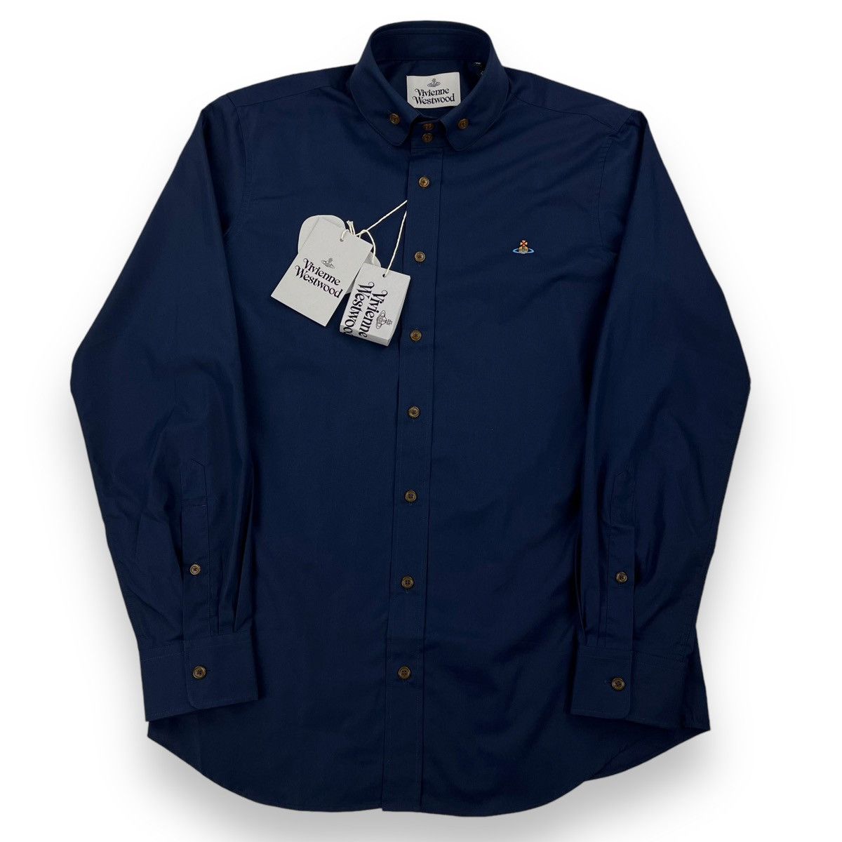 Vivienne Westwood Vivienne Westwood Krall Navy Shirt Size US L / EU 52-54 / 3 - 2 Thumbnail
