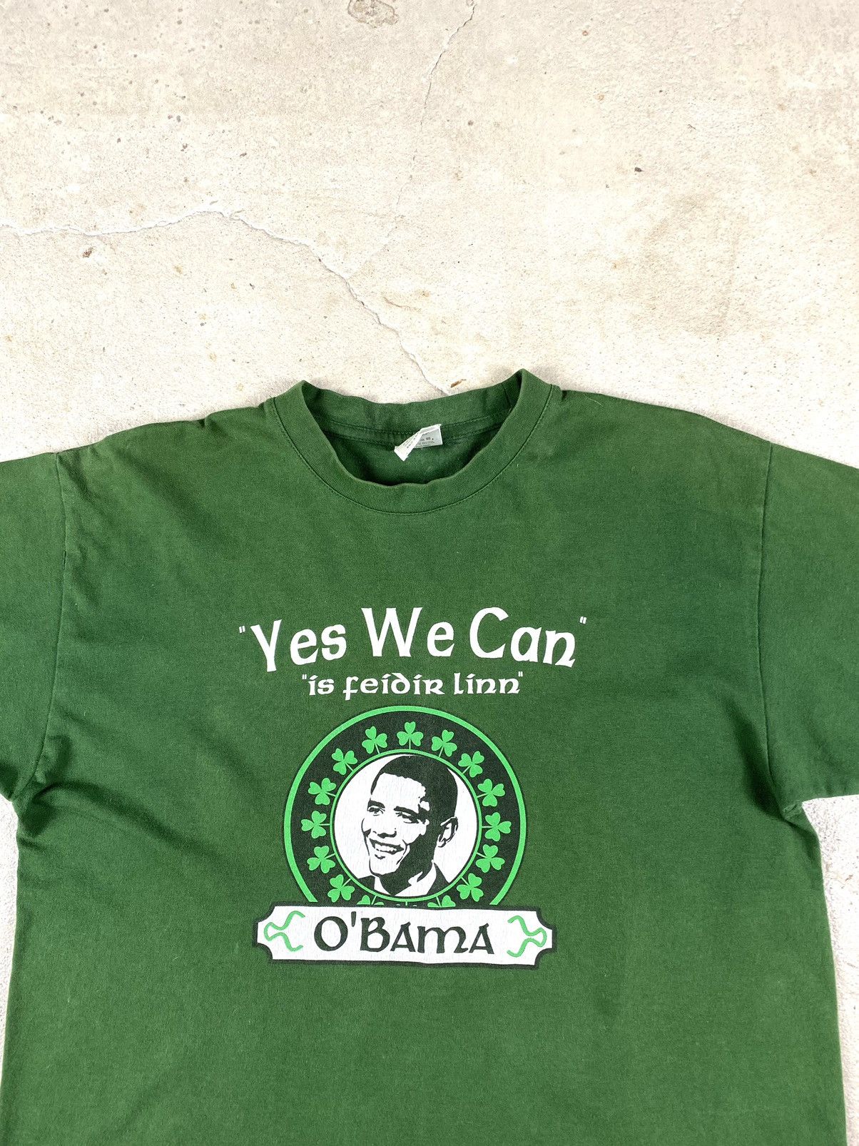 Japanese Brand 2008 Vintage Obama T Shirt Yes We Can Weed Supreme Style Size US S / EU 44-46 / 1 - 2 Thumbnail