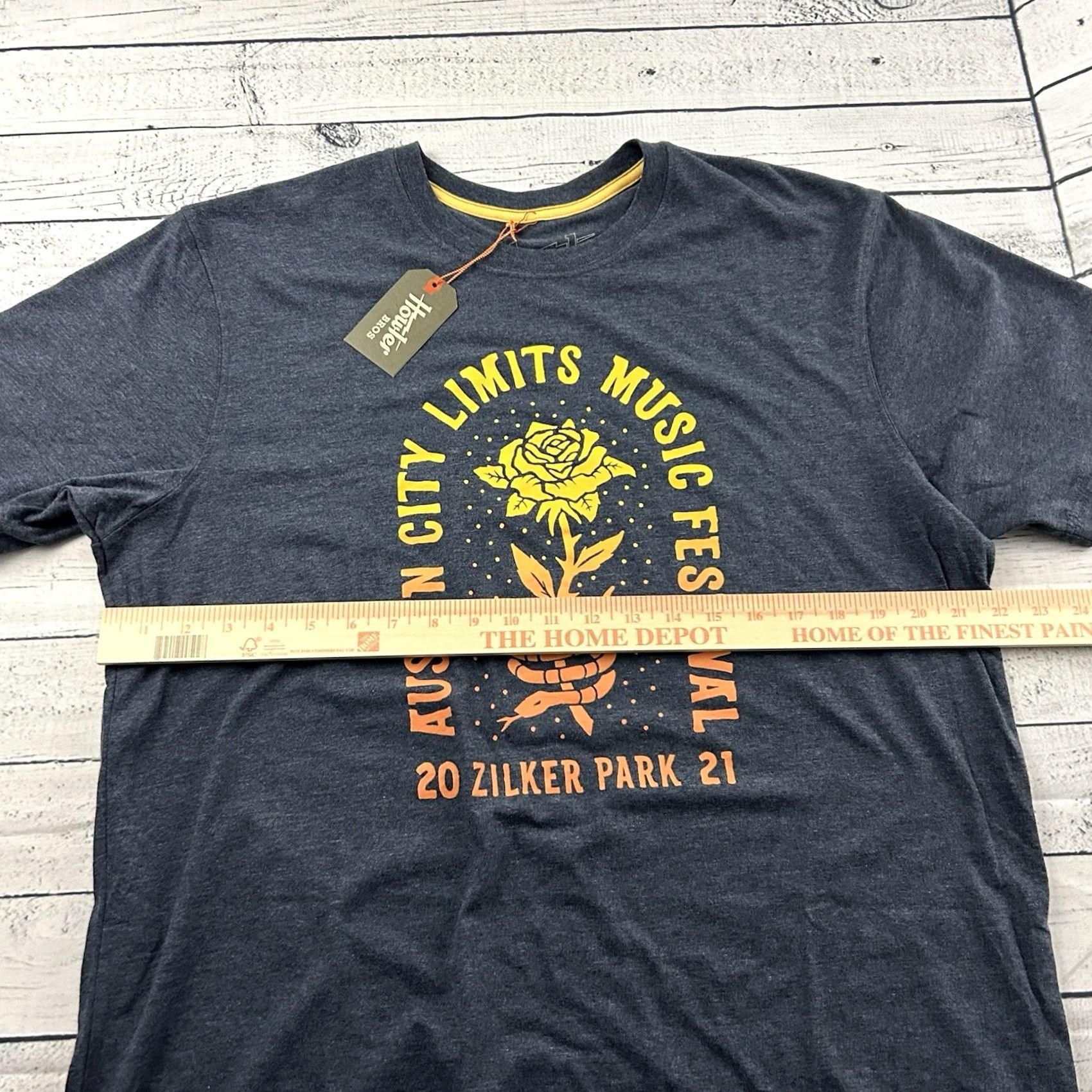 Howler Brothers Howler Bros Shirt Mens Large Blue Austin City Limits 2021 Short Sleeve T-Shirt Size US L / EU 52-54 / 3 - 3 Thumbnail