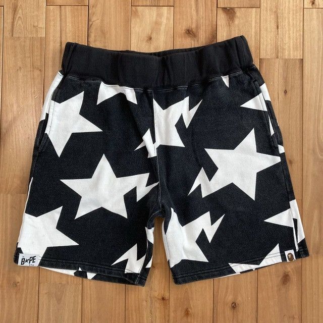 BAPE PSG  sweat shorts Mサイズ Bape BAPE × PSG Blue camo sweat shorts a bathing ape ☆size M