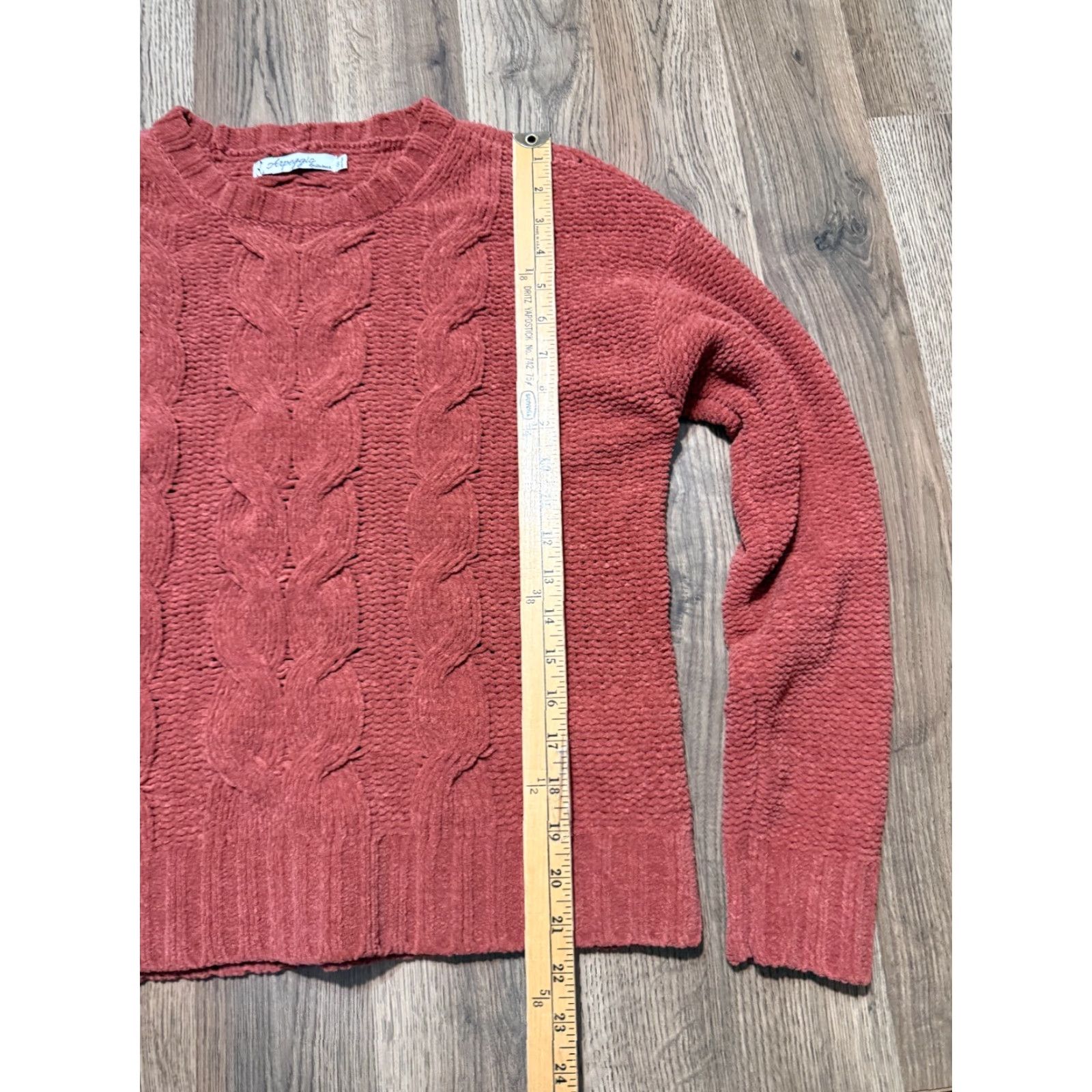 Vintage Arpeggio Sweater Women's Size Small Orange Knitwear Crewneck Pullover Size S / US 4 / IT 40 - 7 Thumbnail