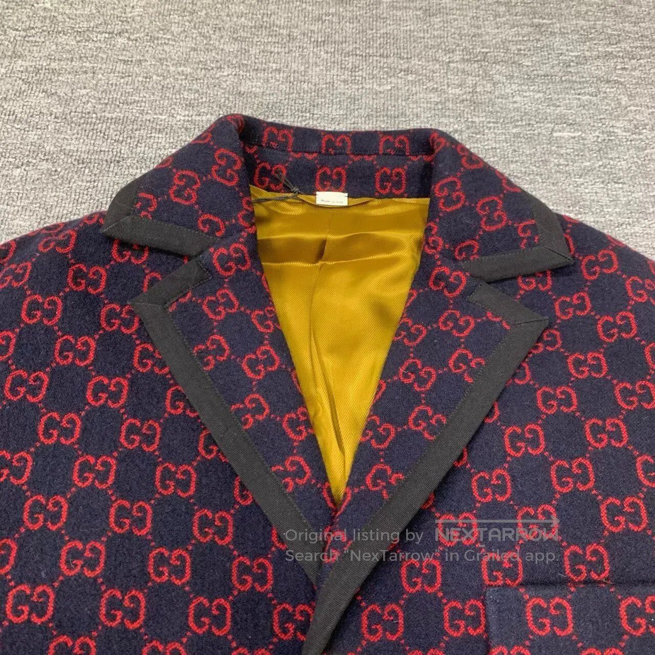 Gucci gucci double g logo printed blazer coat. Size US L / EU 52-54 / 3 - 8 Thumbnail