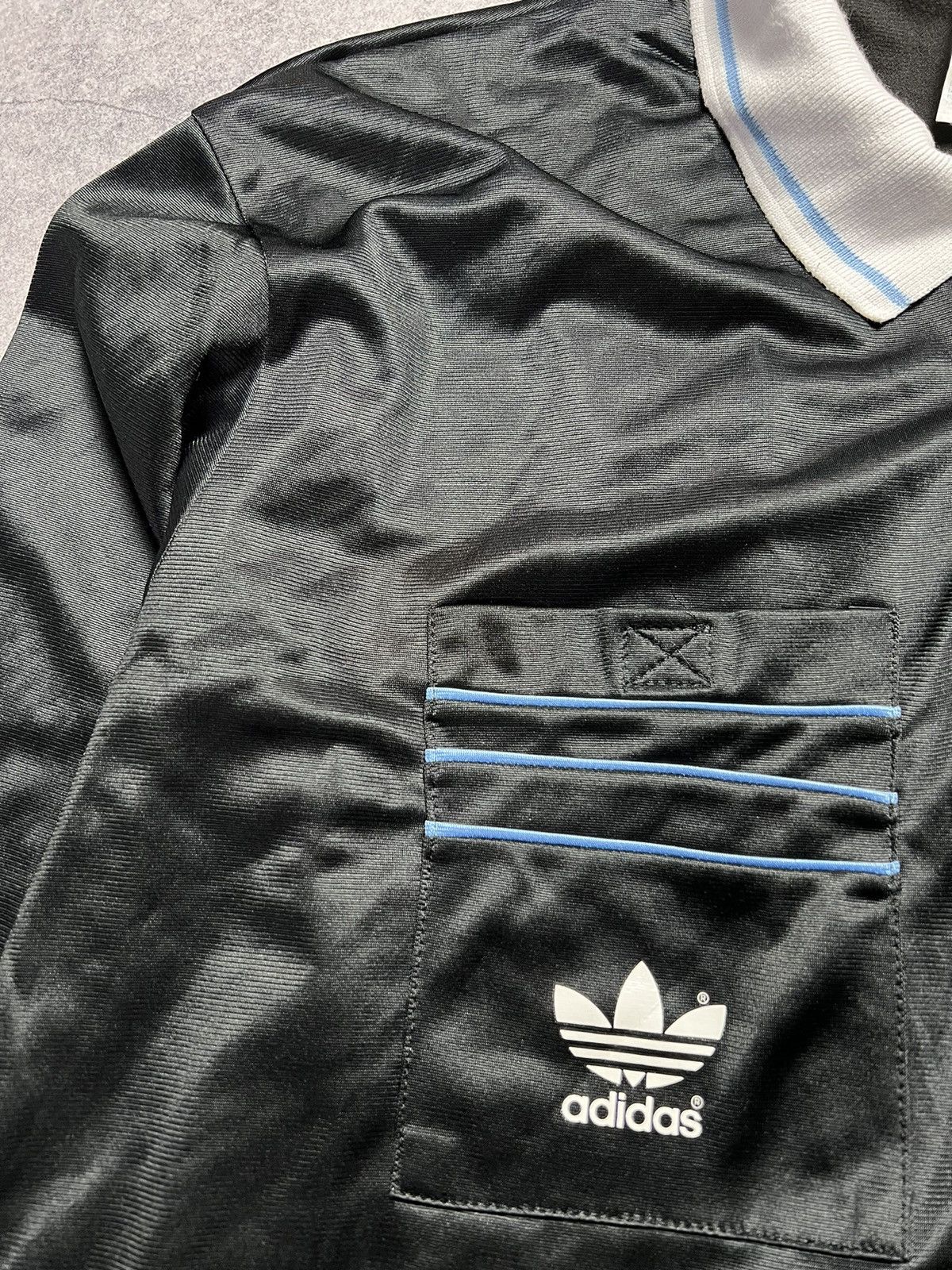 Vintage Vintage 90’s Adidas Long Sleeve Blockcore Soccer Jersey Size US L / EU 52-54 / 3 - 6 Thumbnail