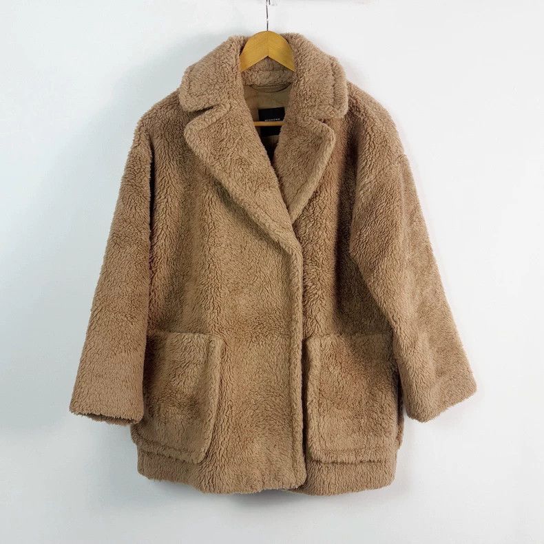 Max Mara Max Mara Brown Teddy Coat Size S / US 4 / IT 40 - 1 Thumbnail