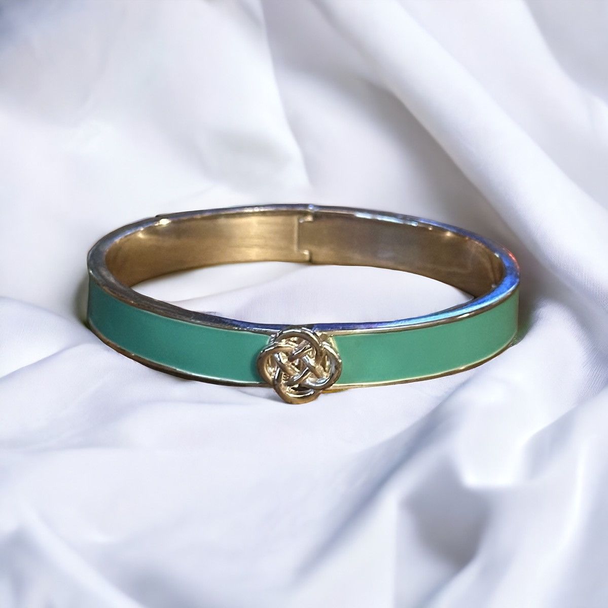 Other Stella & Dot Lindsey turquoise hinged bangle bracelet Size ONE SIZE - 3 Thumbnail