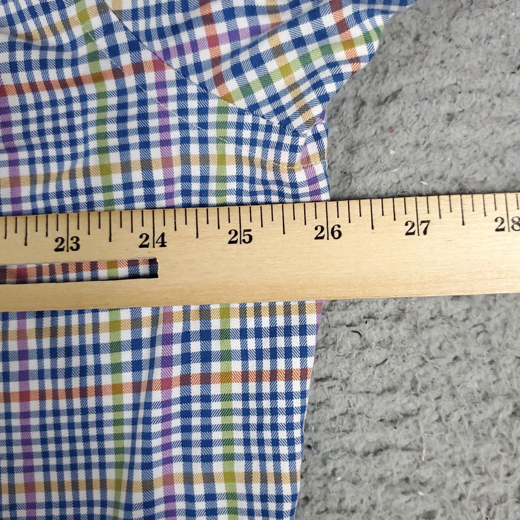 David Donahue David Donahue Shirt Mens XL Multicolor Check Casual Button-Up Long Sleeve Size US XL / EU 56 / 4 - 5 Thumbnail