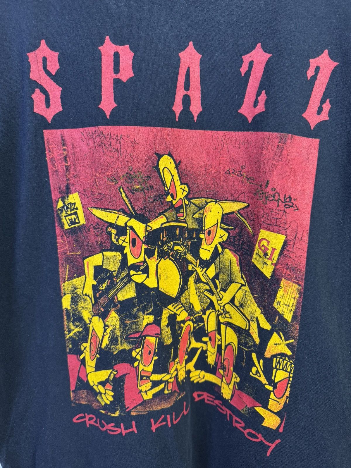Band Tees Vintage Spazz Crush Kill Destroy Band Tee Size US M / EU 48-50 / 2 - 5 Thumbnail