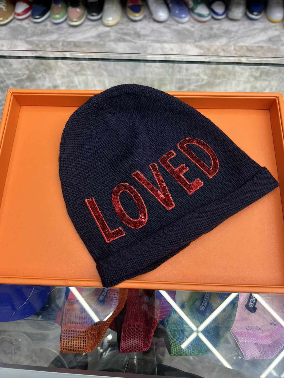 Gucci Gucci Loved Navy Beanie Size ONE SIZE - 1 Thumbnail
