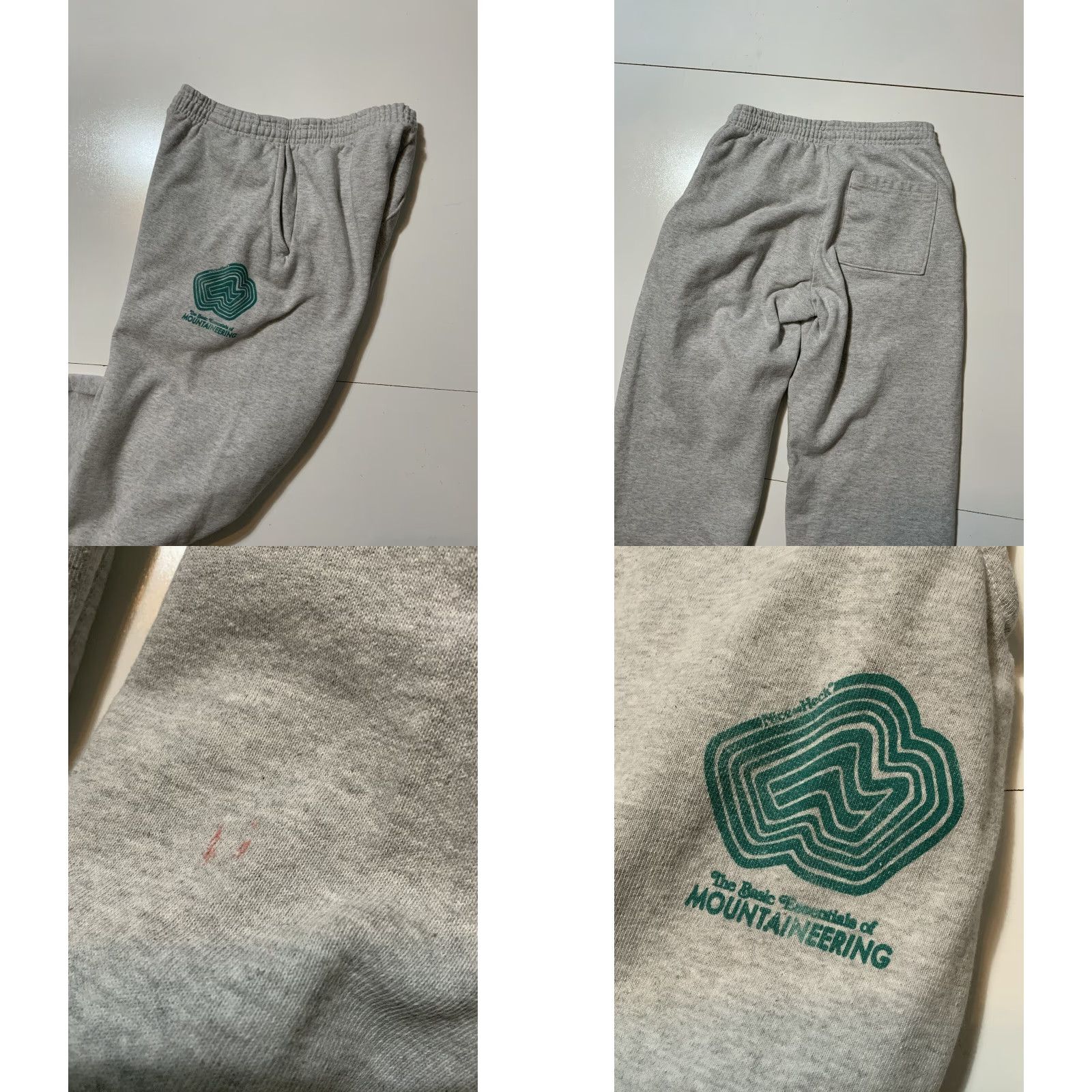 Essentials Nice As Heck The Basic Essentials Of Mountaineering Grey Jogger Sweatpants Sz. S Sweatpants Mens Small Gray Regular Pants Size US 29 - 8 Thumbnail