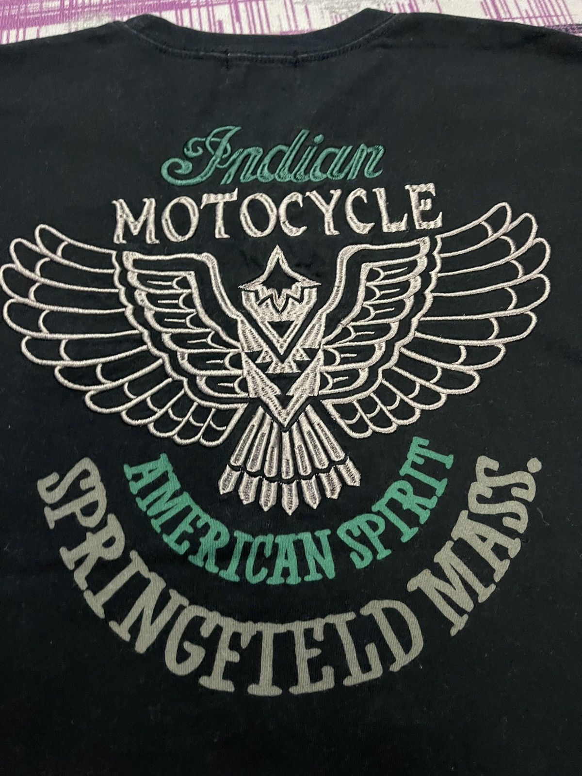 Indian Motorcycle VINTAGE INDIAN MOTOCYCLE AMERICAN SPIRIT TEE VERY RARE Size US XL / EU 56 / 4 - 10 Thumbnail