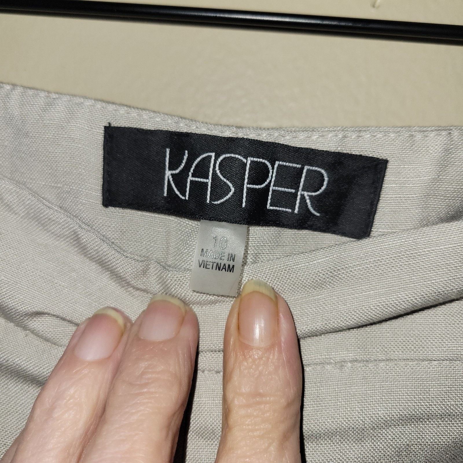 & Other Stories Kasper Audrey Classic Side Zip Pants Pebble (Size 10) Nwt Size 32" / US 10 / IT 46 - 6 Thumbnail