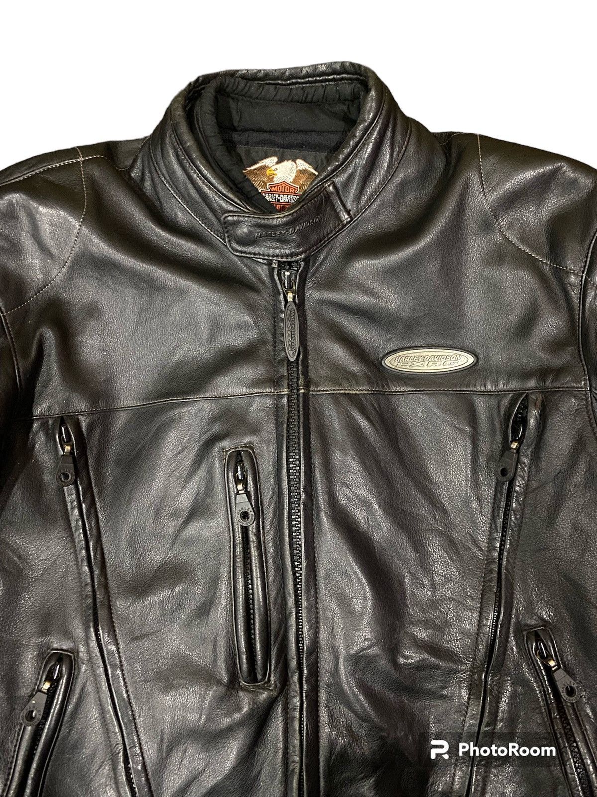 Harley Davidson × Vintage Vintage Harley Davidson FXRG motorcyle Jacket with Inner Size US M / EU 48-50 / 2 - 2 Thumbnail