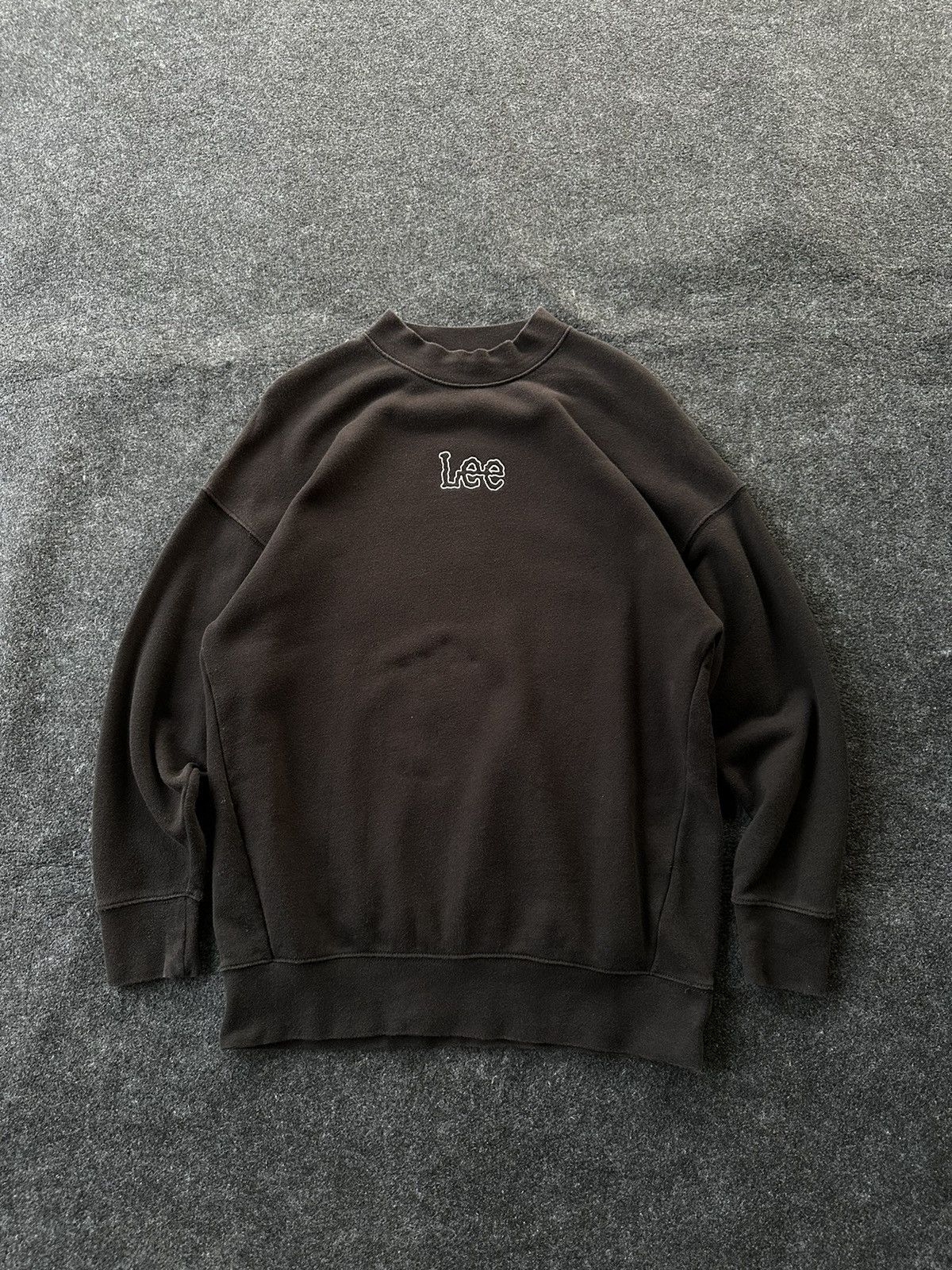 Lee × Vintage Vintage Lee Center Logo Sunfaded Crewneck Z39 Size US M / EU 48-50 / 2 - 1 Thumbnail