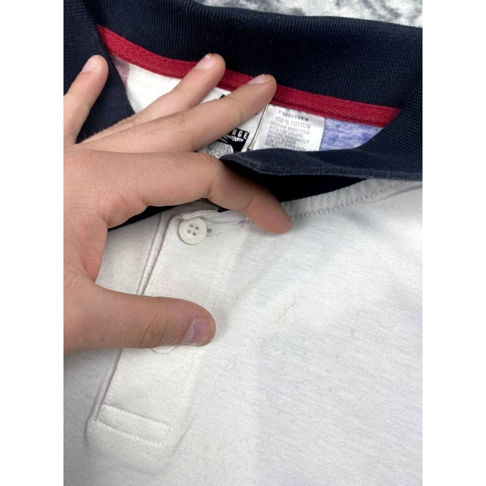 Nike VINTAGE Nike Challenge Court Polo Shirt Men XL White 90s Tennis Polo Nike Dri-FIT Mens Size US XL / EU 56 / 4 - 6 Thumbnail