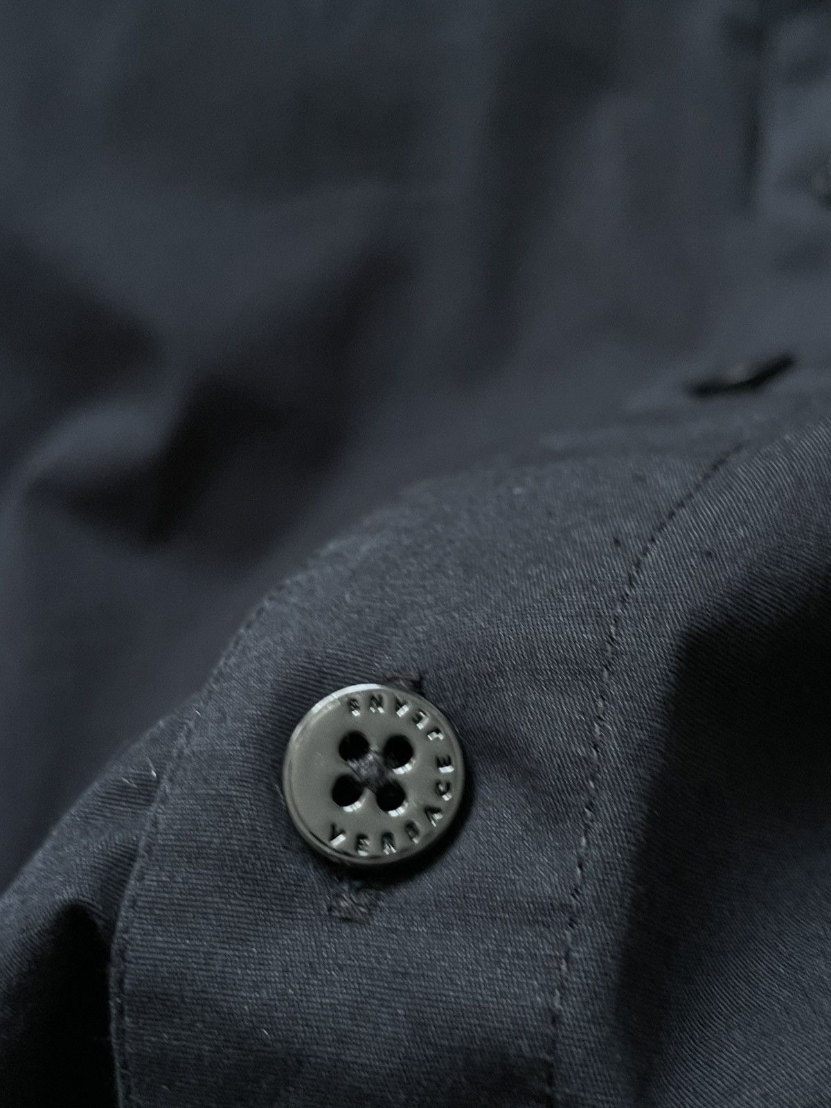 Versace Jeans Couture Versace Jeans Black Tiger Shirt Button Up Long Sleeve RARE Size US M / EU 48-50 / 2 - 7 Thumbnail